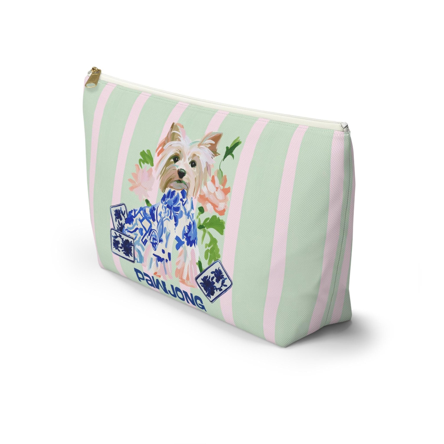 Mahjong Yorkshire Terrier "Pawjong" Tile Bag, view 4