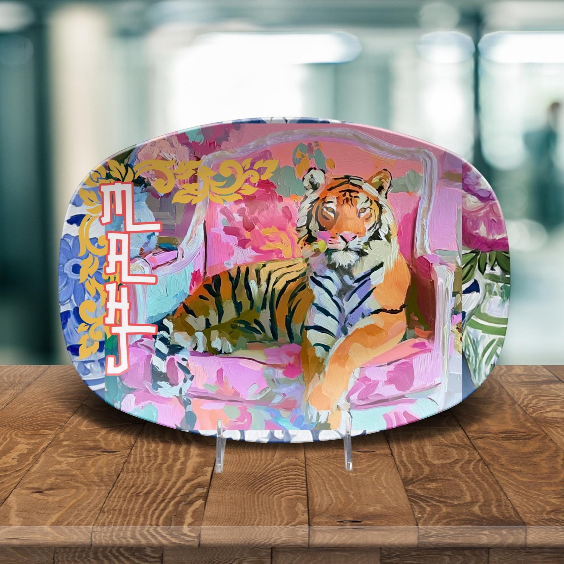 Mahjong Tiger Platter, view 3