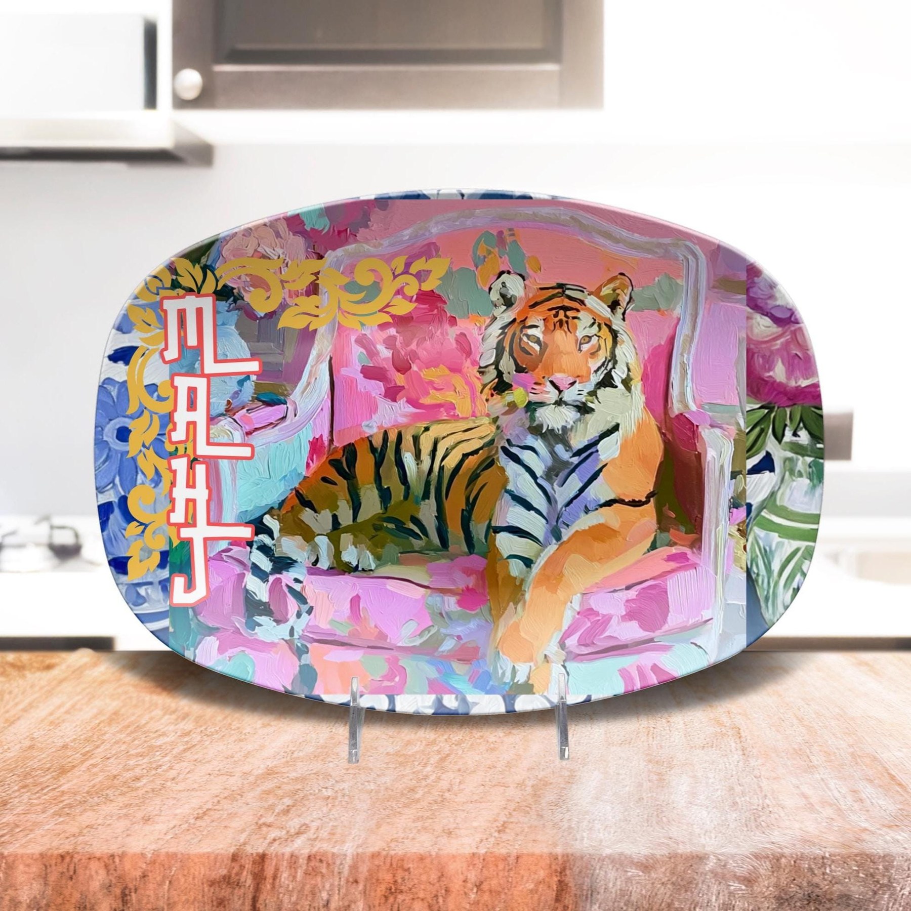 Mahjong Tiger Platter, view 5