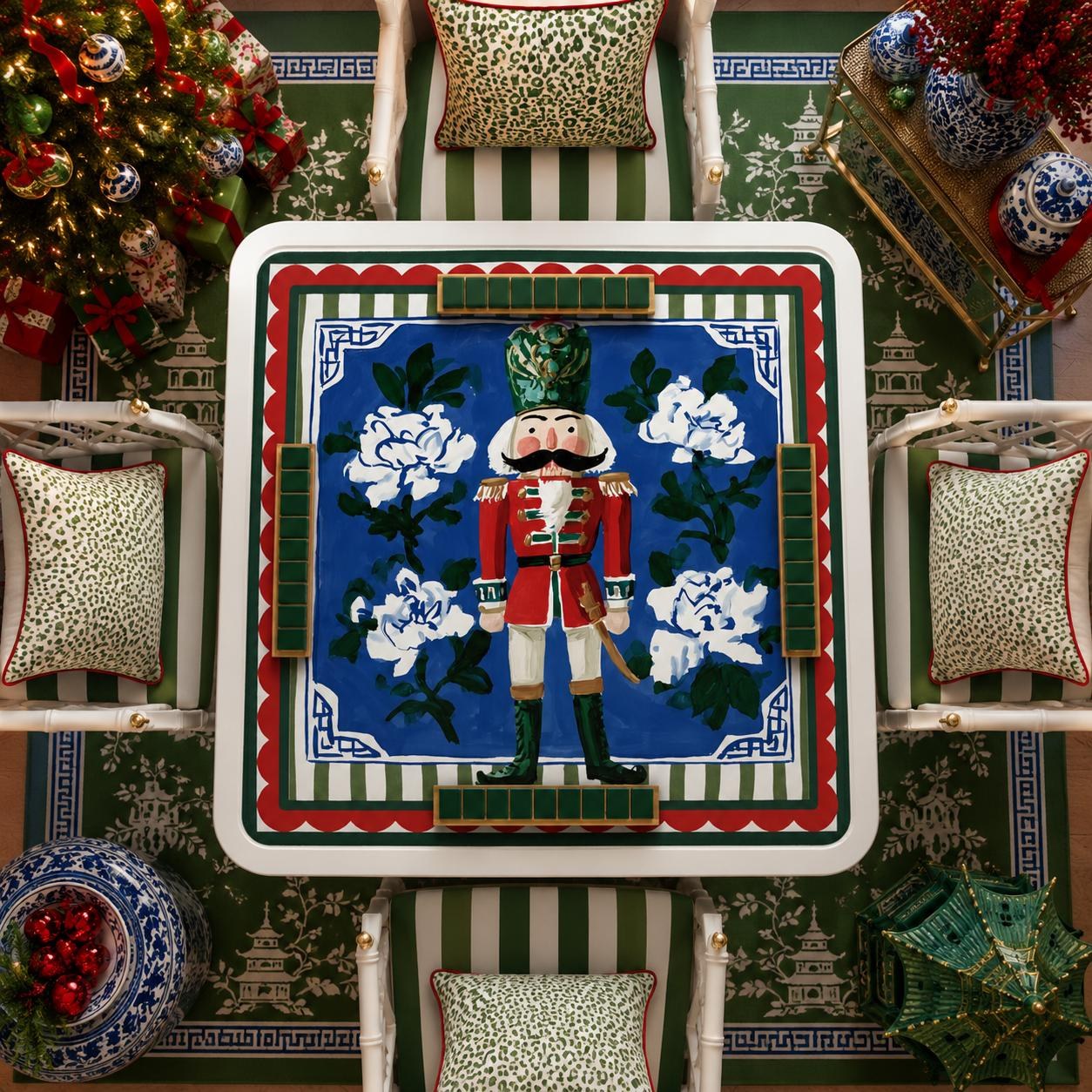Mahjong Christmas Nutcracker Game Mat, view 2