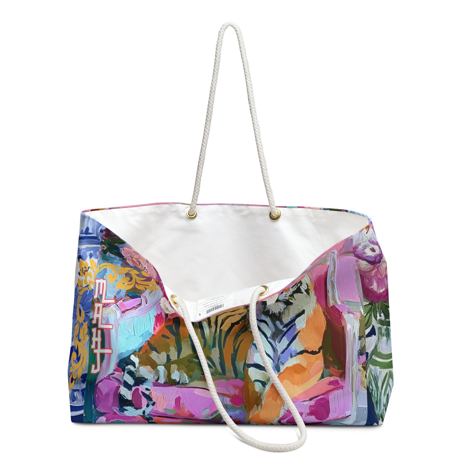 Mahjong Tiger Tote Bag, view 3