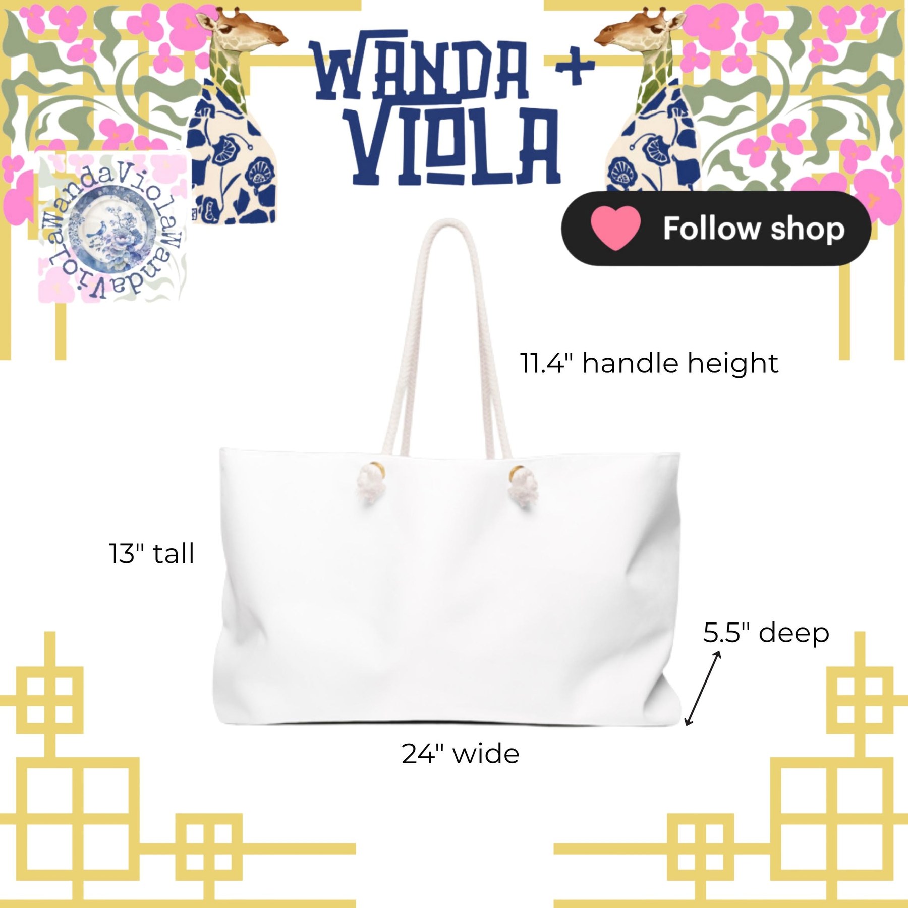 Mahjong Tiger Tote Bag, view 7