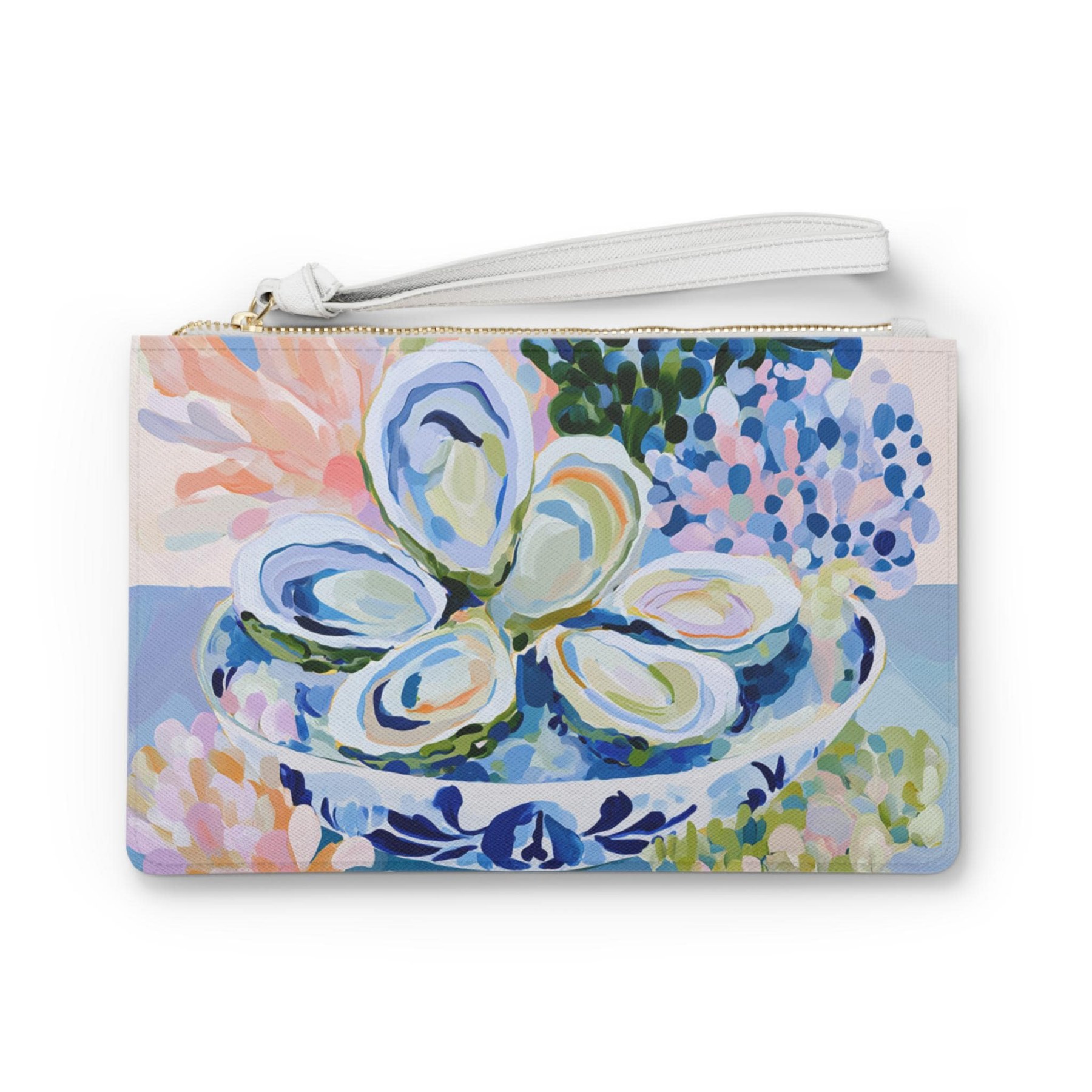 Mahjong Oysters Card Clutch