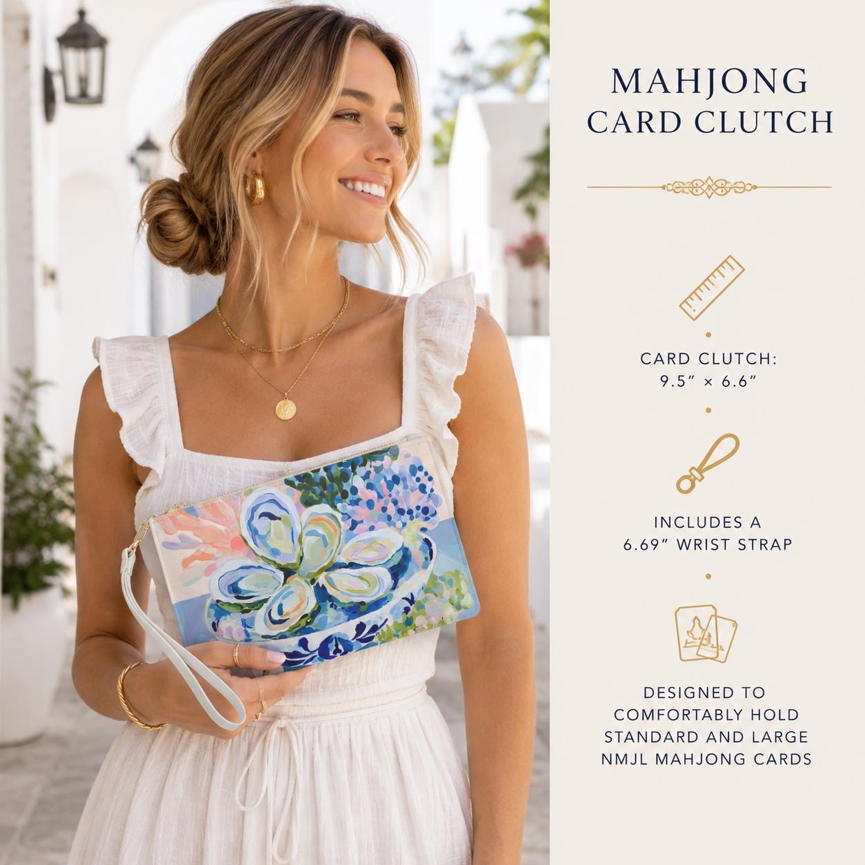 Mahjong Oysters Card Clutch, view 4