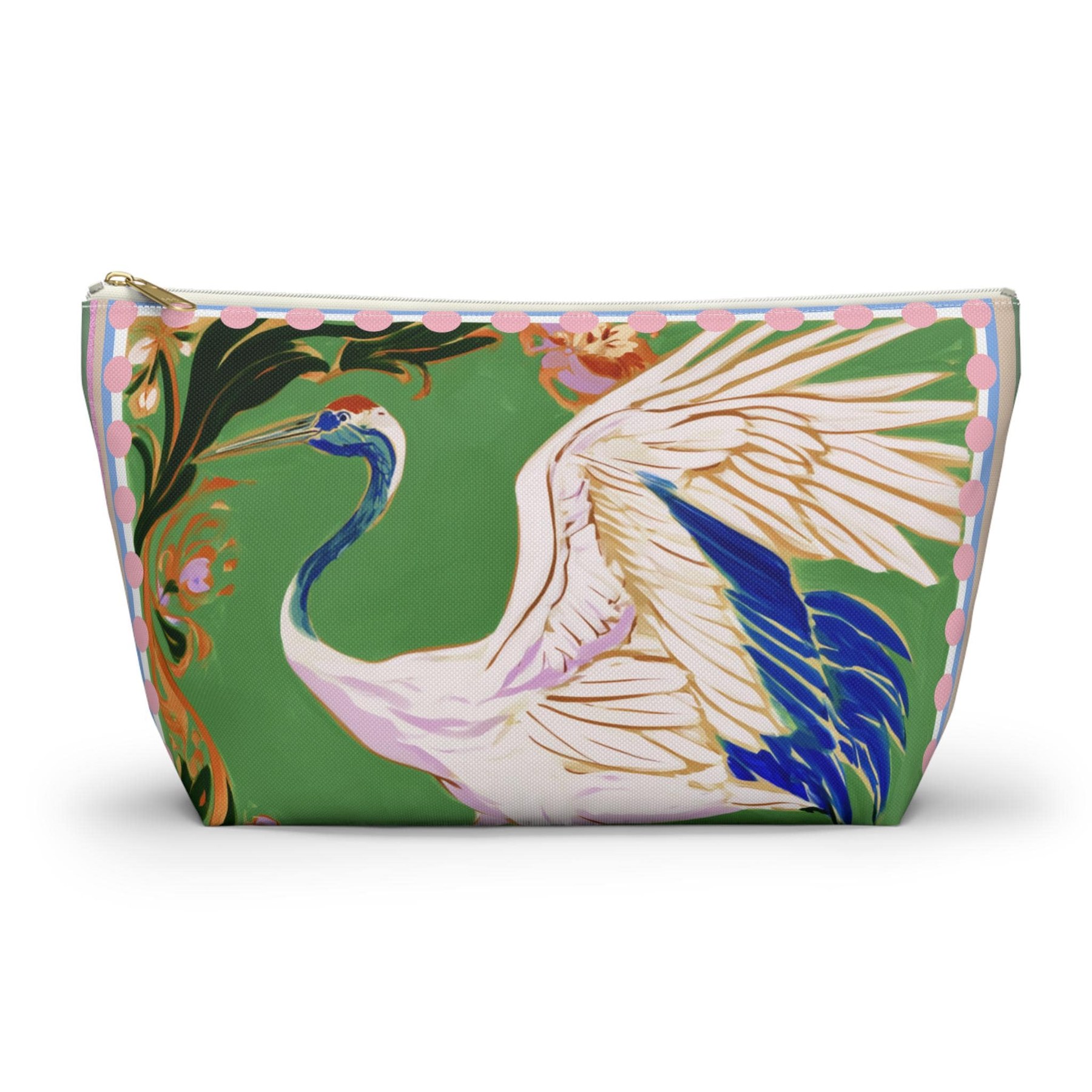 Mahjong Red-Crowned Crane Tile Bag