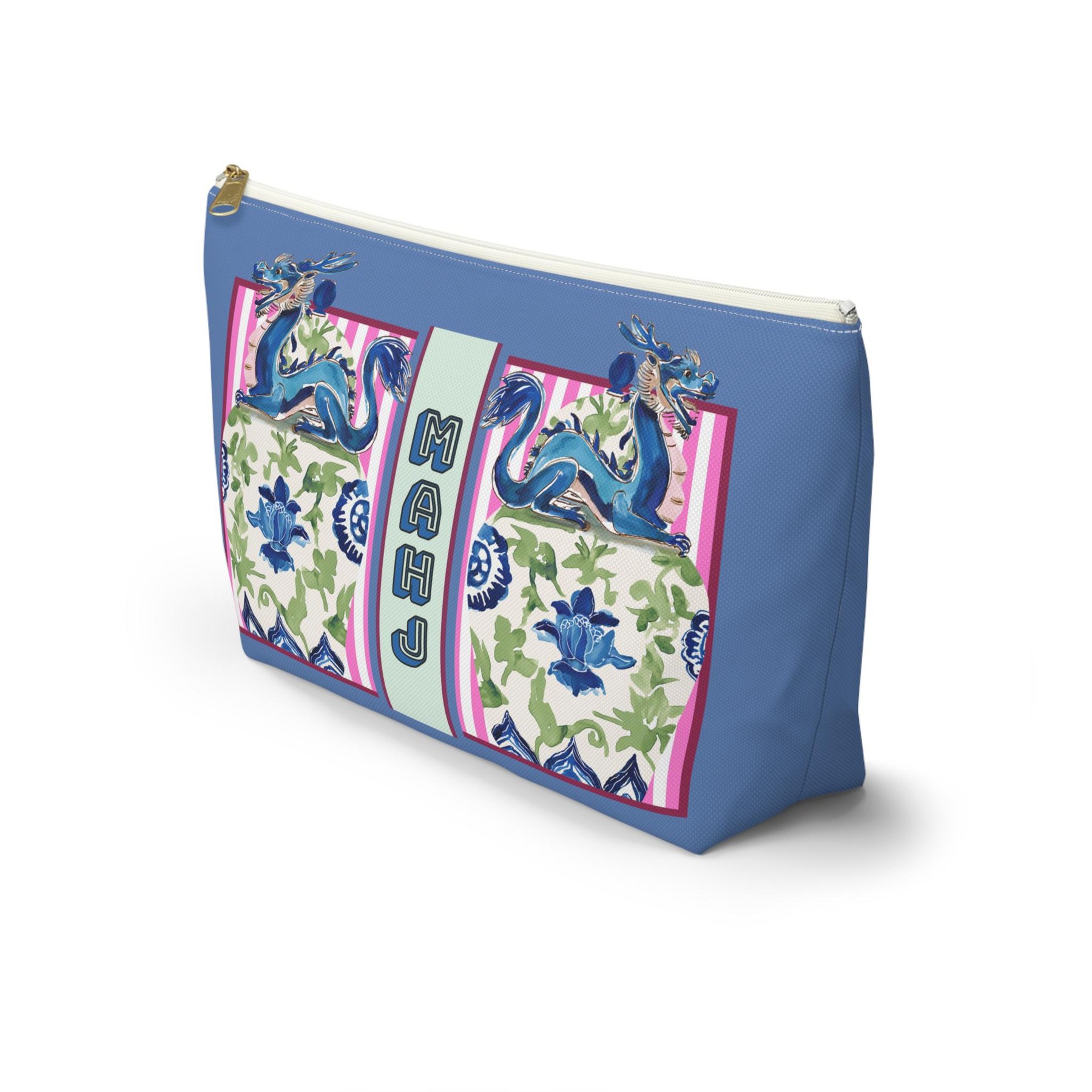 Mahjong Chinoiserie Ginger Jar Dragon Tile Bag, view 5