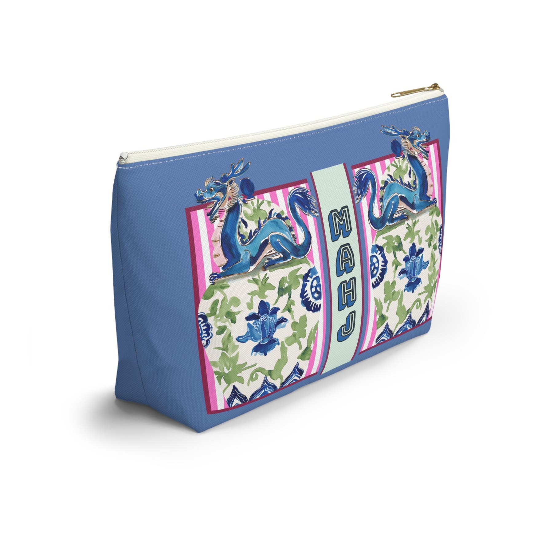 Mahjong Chinoiserie Ginger Jar Dragon Tile Bag, view 6
