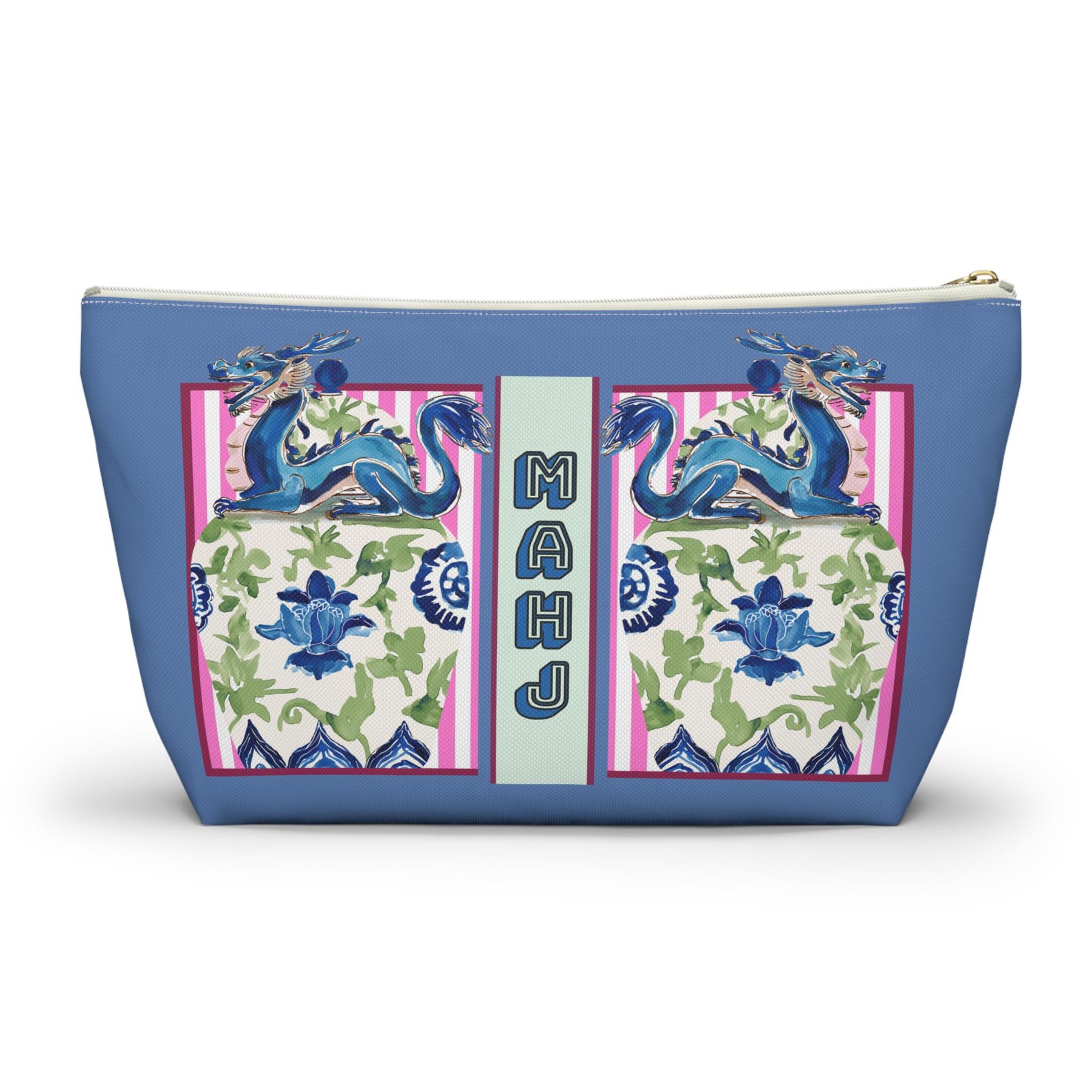 Mahjong Chinoiserie Ginger Jar Dragon Tile Bag, view 10