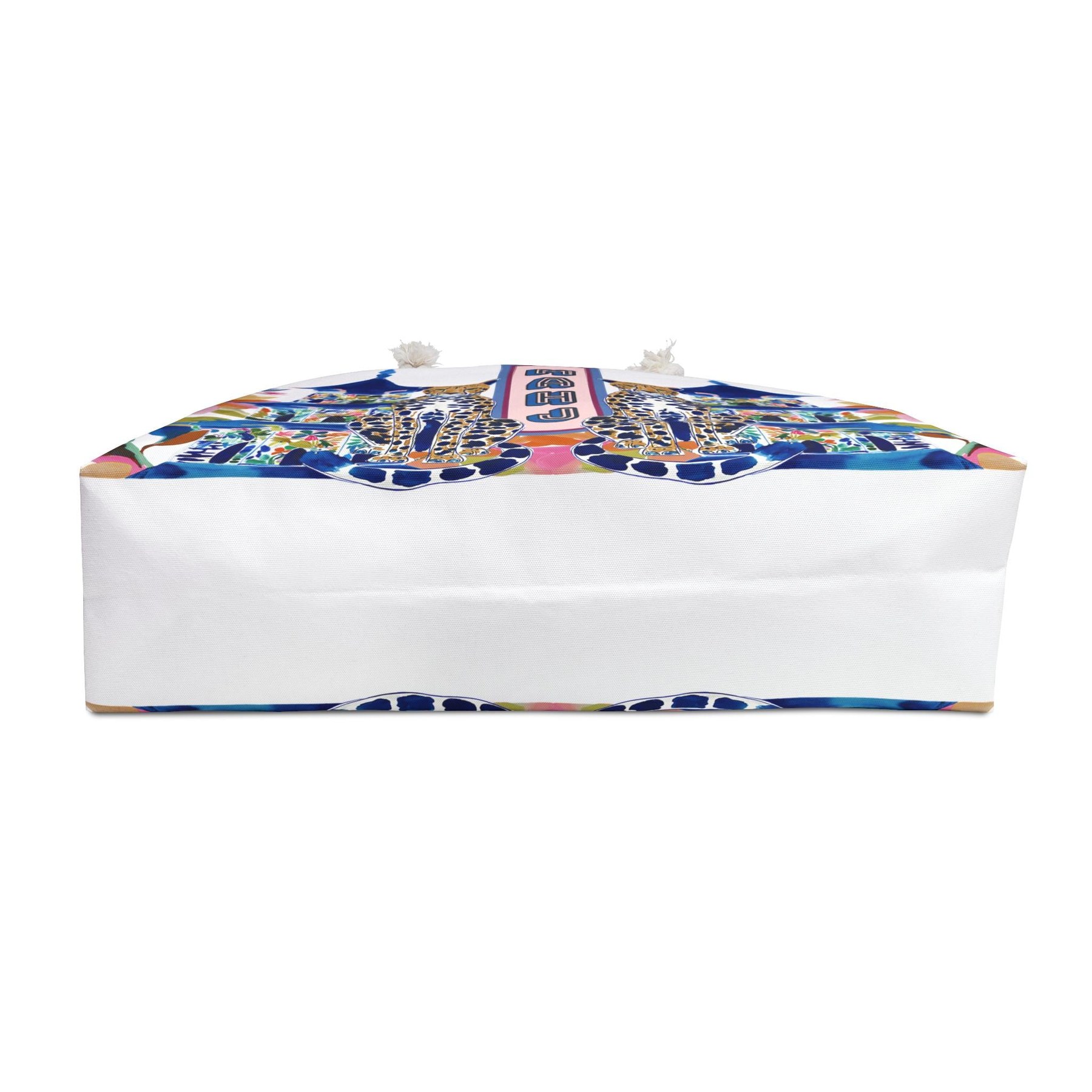 Mahjong Chinoiserie Cheetah w/ Pagoda Tote Bag, view 5