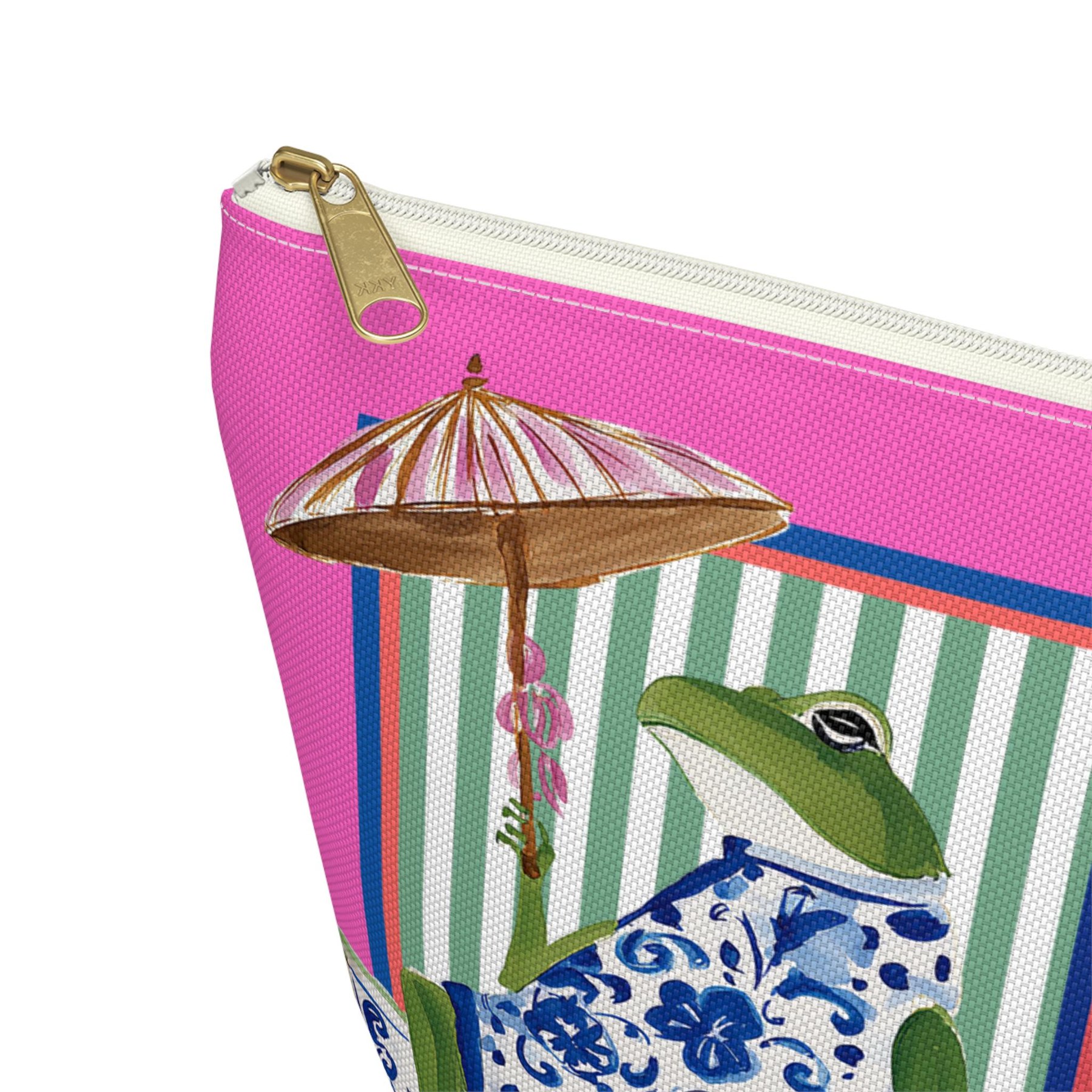 Mahjong Tile Bag with Chinoiserie Frog, view 7