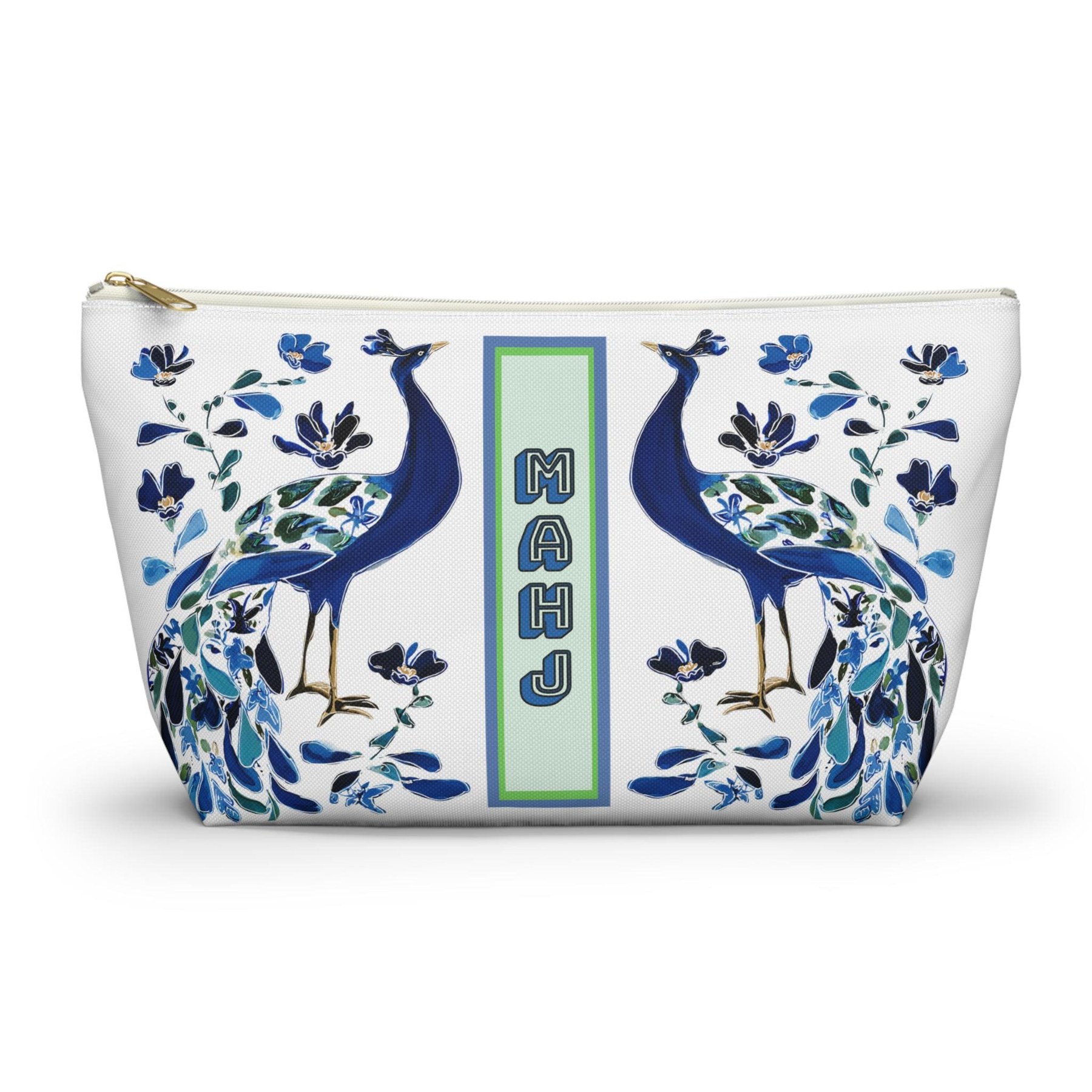 Mahjong Chinoiserie Bird Bam Peacock Tile Bag, view 3