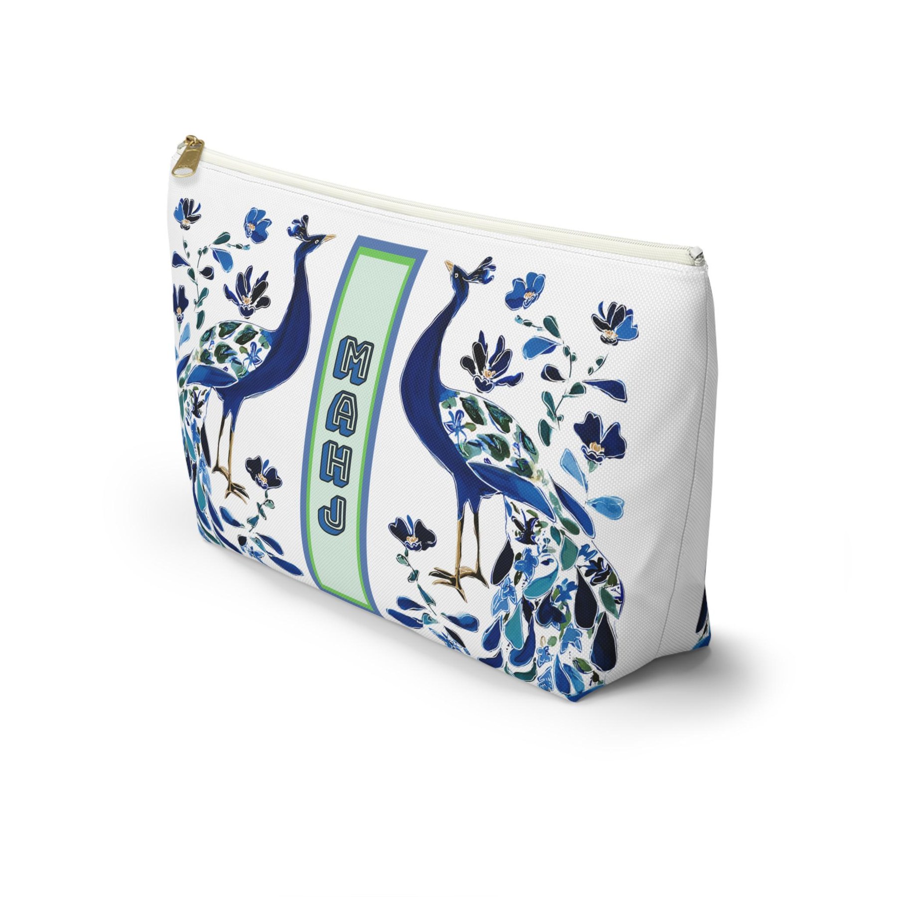 Mahjong Chinoiserie Bird Bam Peacock Tile Bag, view 4