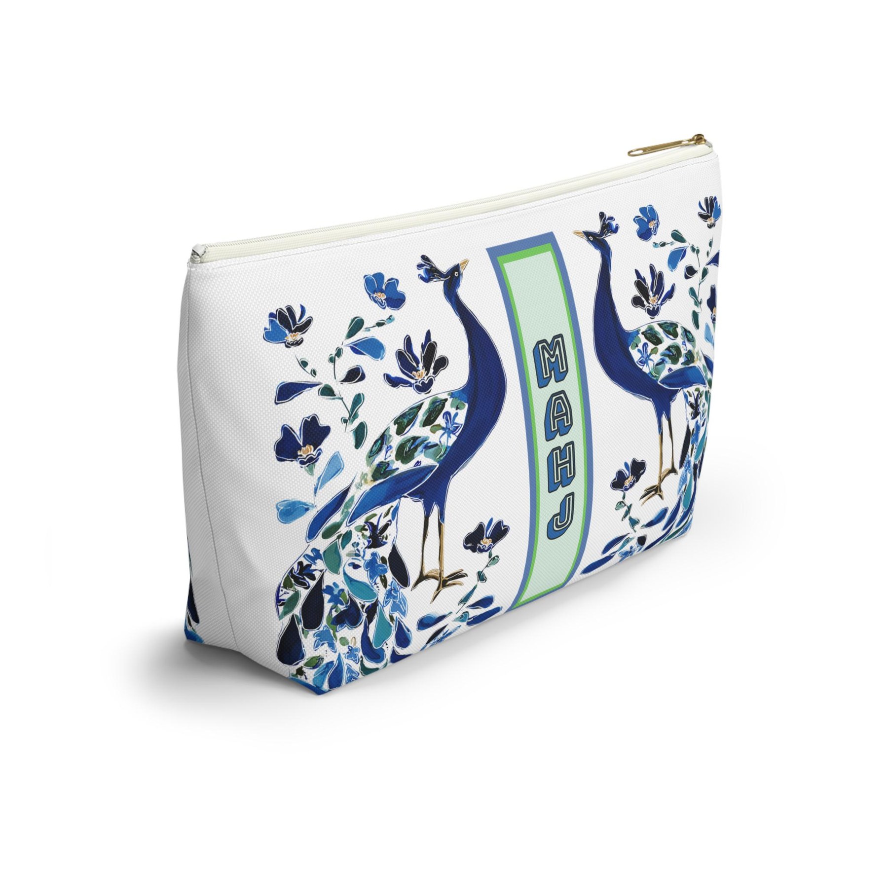Mahjong Chinoiserie Bird Bam Peacock Tile Bag, view 5