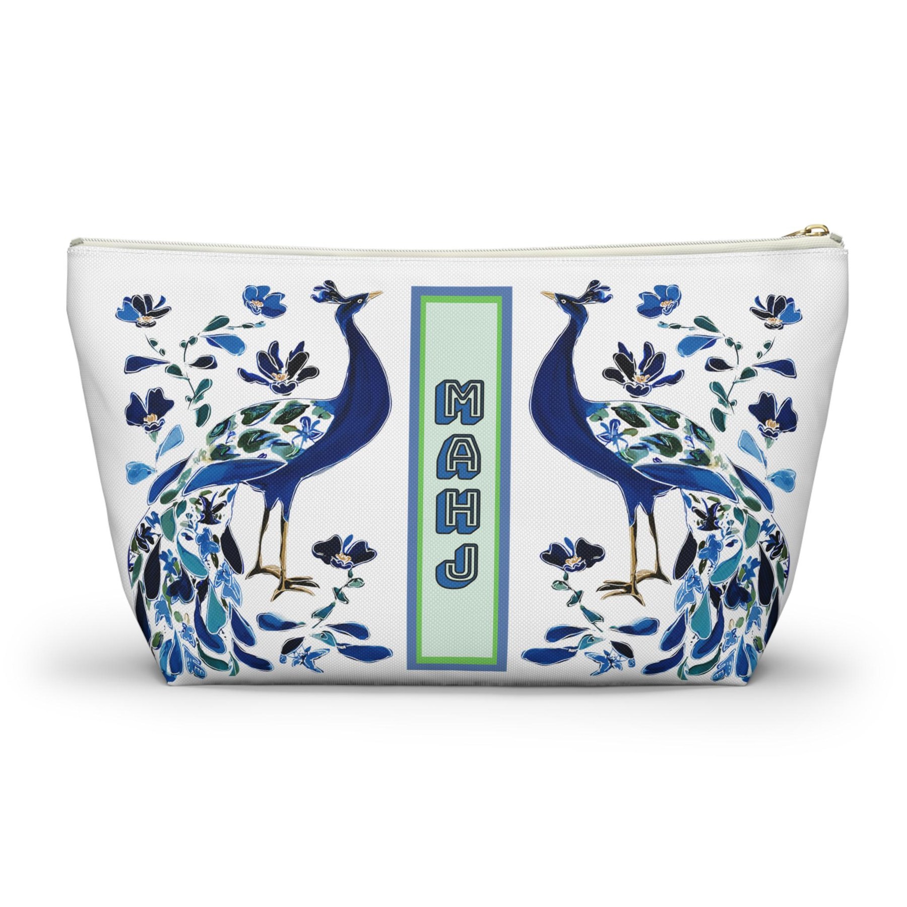 Mahjong Chinoiserie Bird Bam Peacock Tile Bag, view 11
