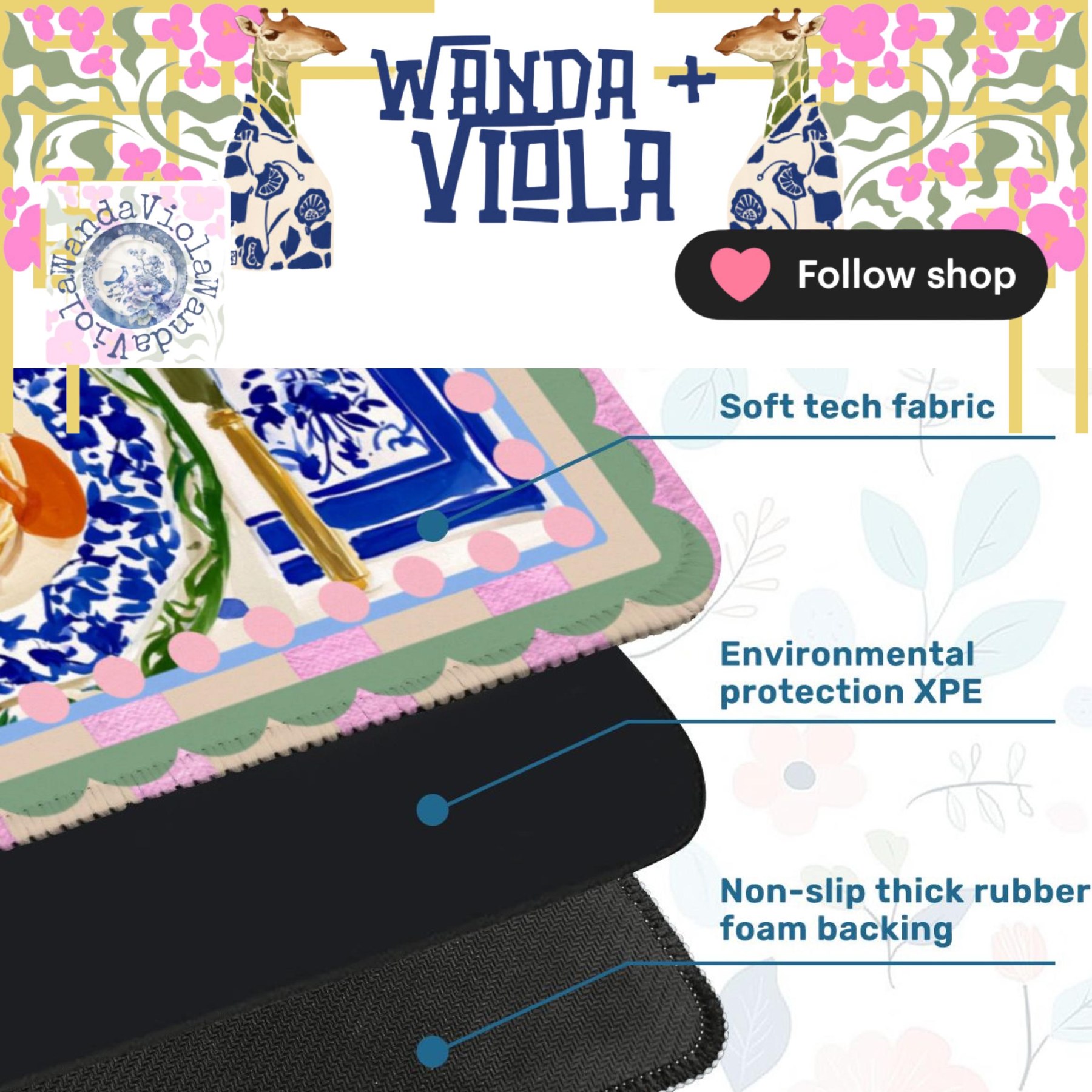 Mahjong Breakfast Pancakes Rug Game Mat, view 5