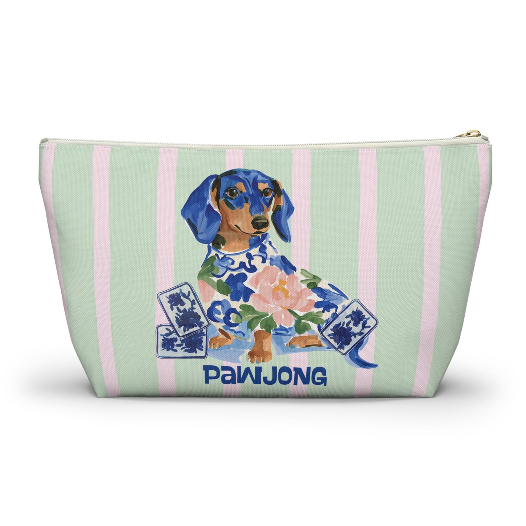 Mahjong Dachshund "Pawjong" Tile Bag, view 2