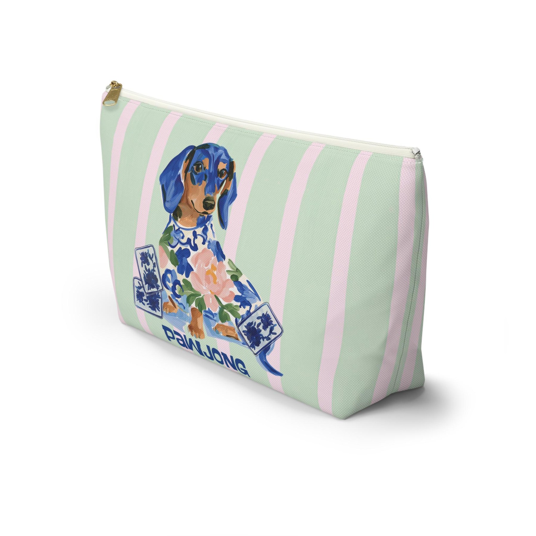 Mahjong Dachshund "Pawjong" Tile Bag, view 3