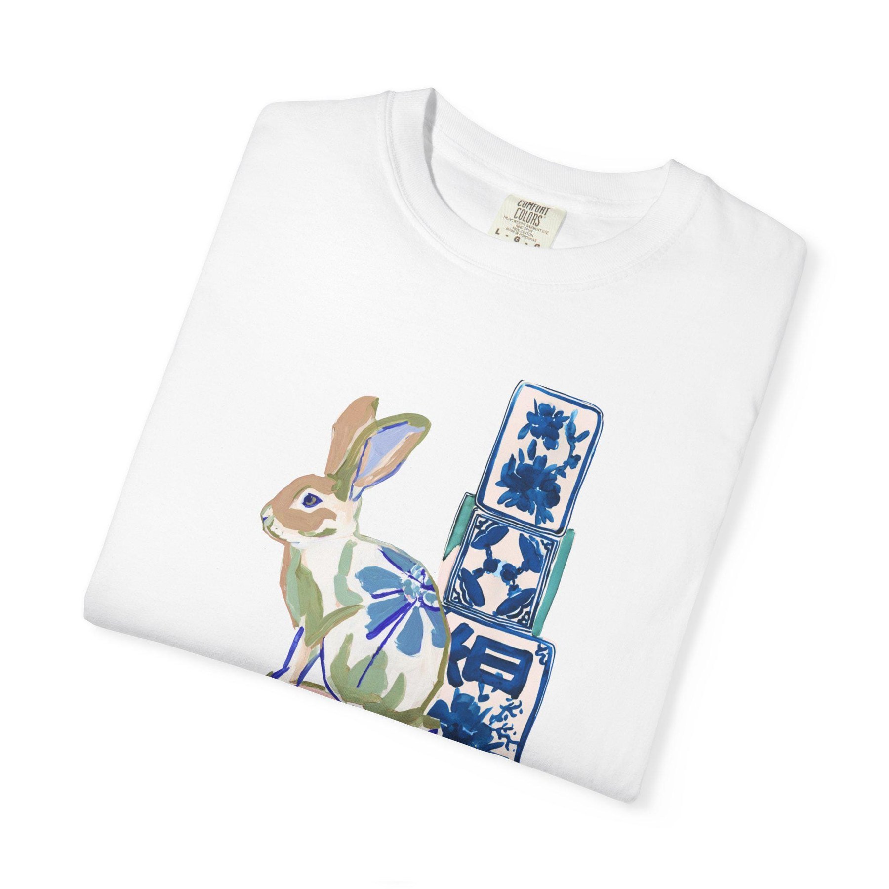 Mahjong Painted Rabbit Comfort Colorsโข T-Shirt, view 4