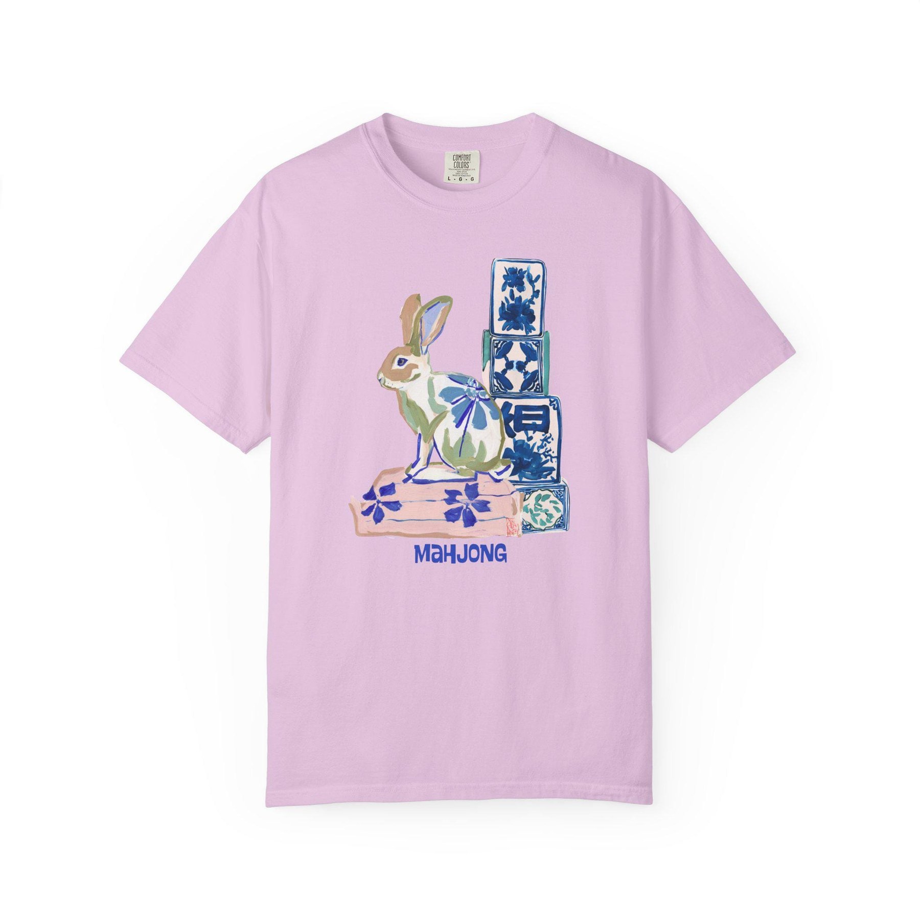 Mahjong Painted Rabbit Comfort Colorsโข T-Shirt, view 7