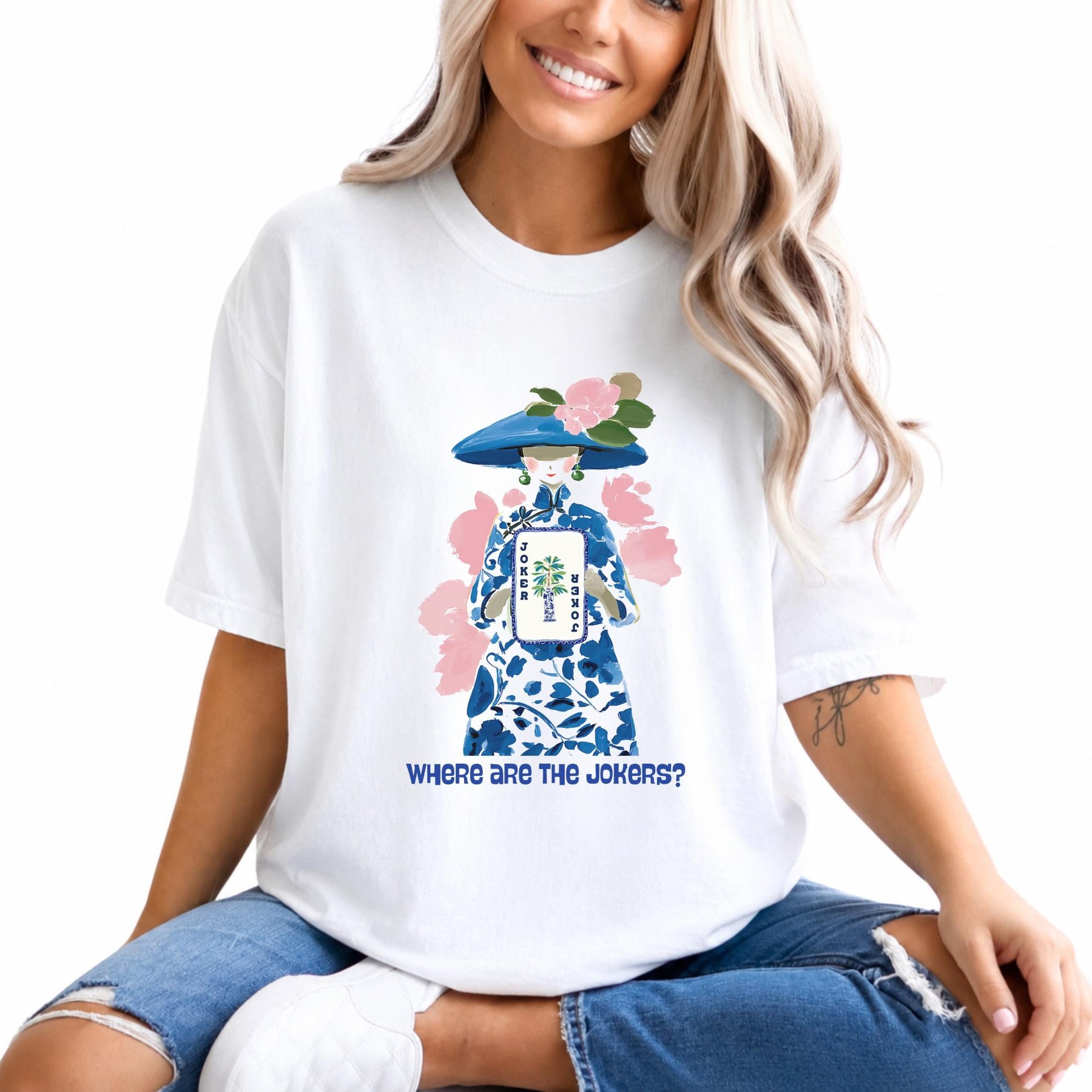 Mahjong Funny "Where Are the Jokers?" Comfort Colors™ T-Shirt