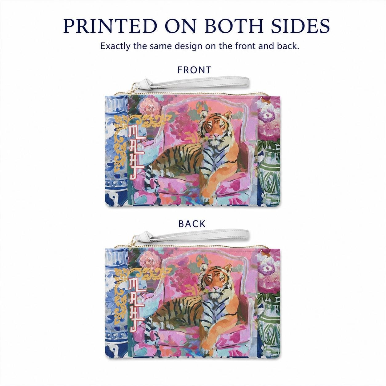 Mahjong Tiger Card Clutch, view 5