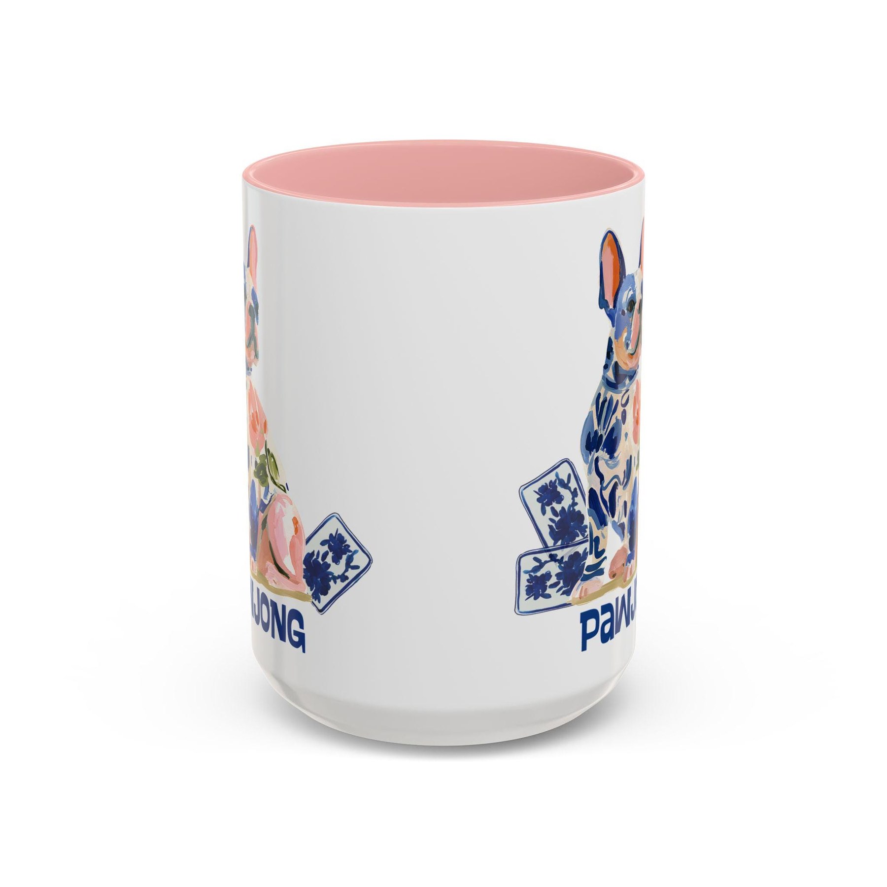 Mahjong French Bulldog "Pawjong" 15 oz. Mug, view 7