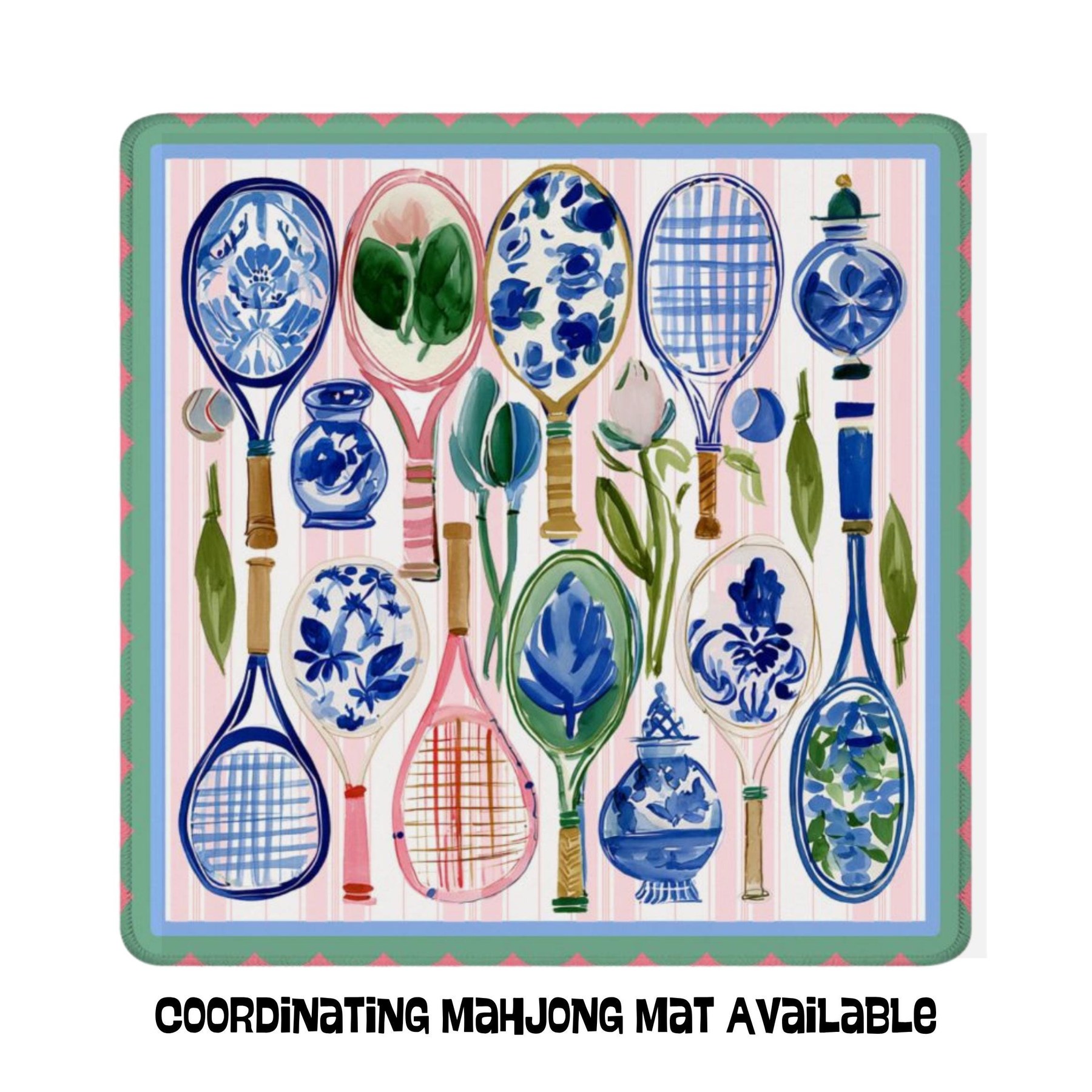 Mahjong Tennis Game Tablecloth, view 6