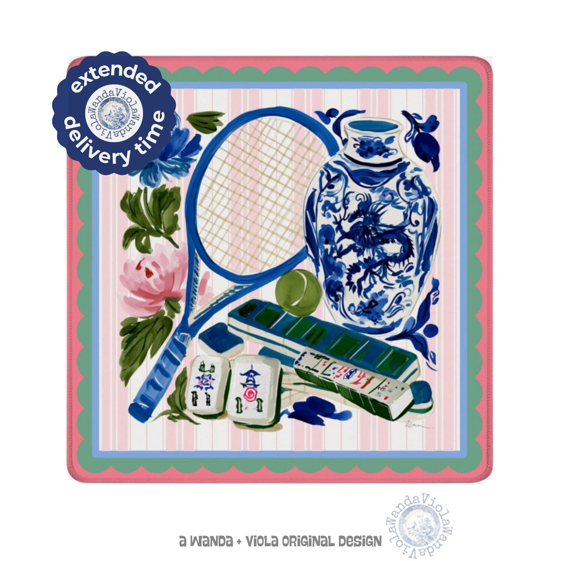 Mahjong Tennis Game Mat 2