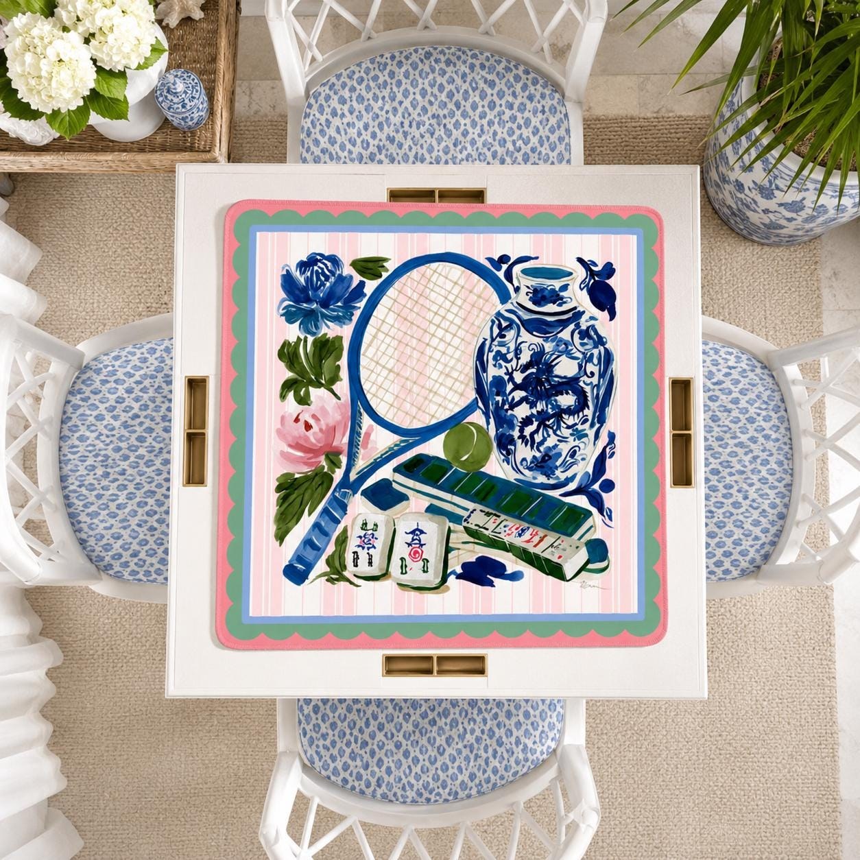 Mahjong Tennis Game Mat 2, view 2