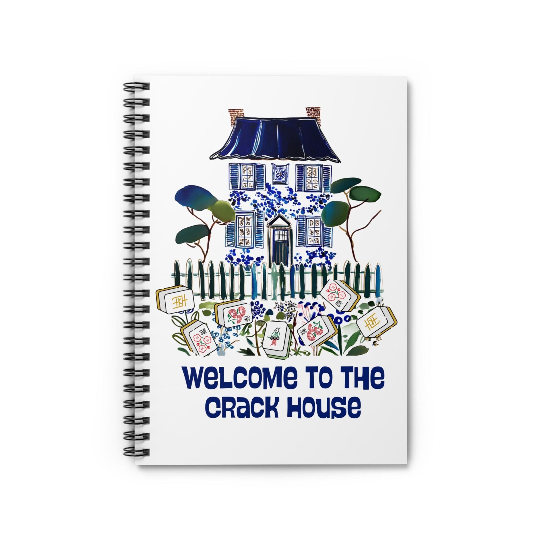 Mahjong Game Favor Spiral Notebook
