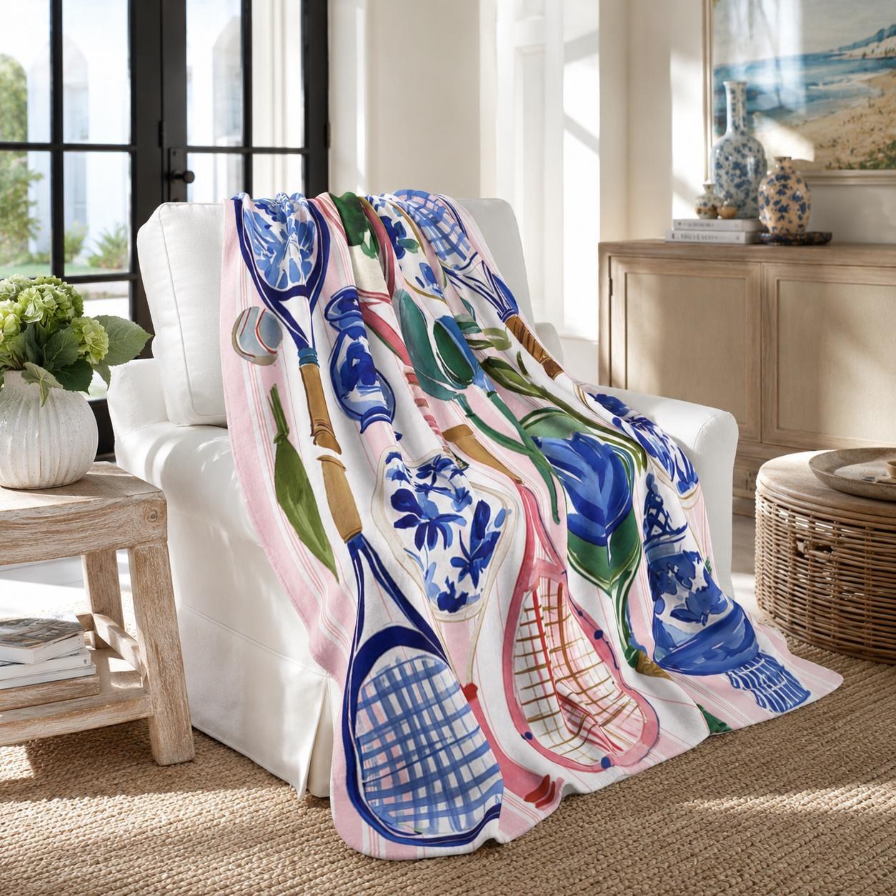 Tennis Throw Blanket, view 2