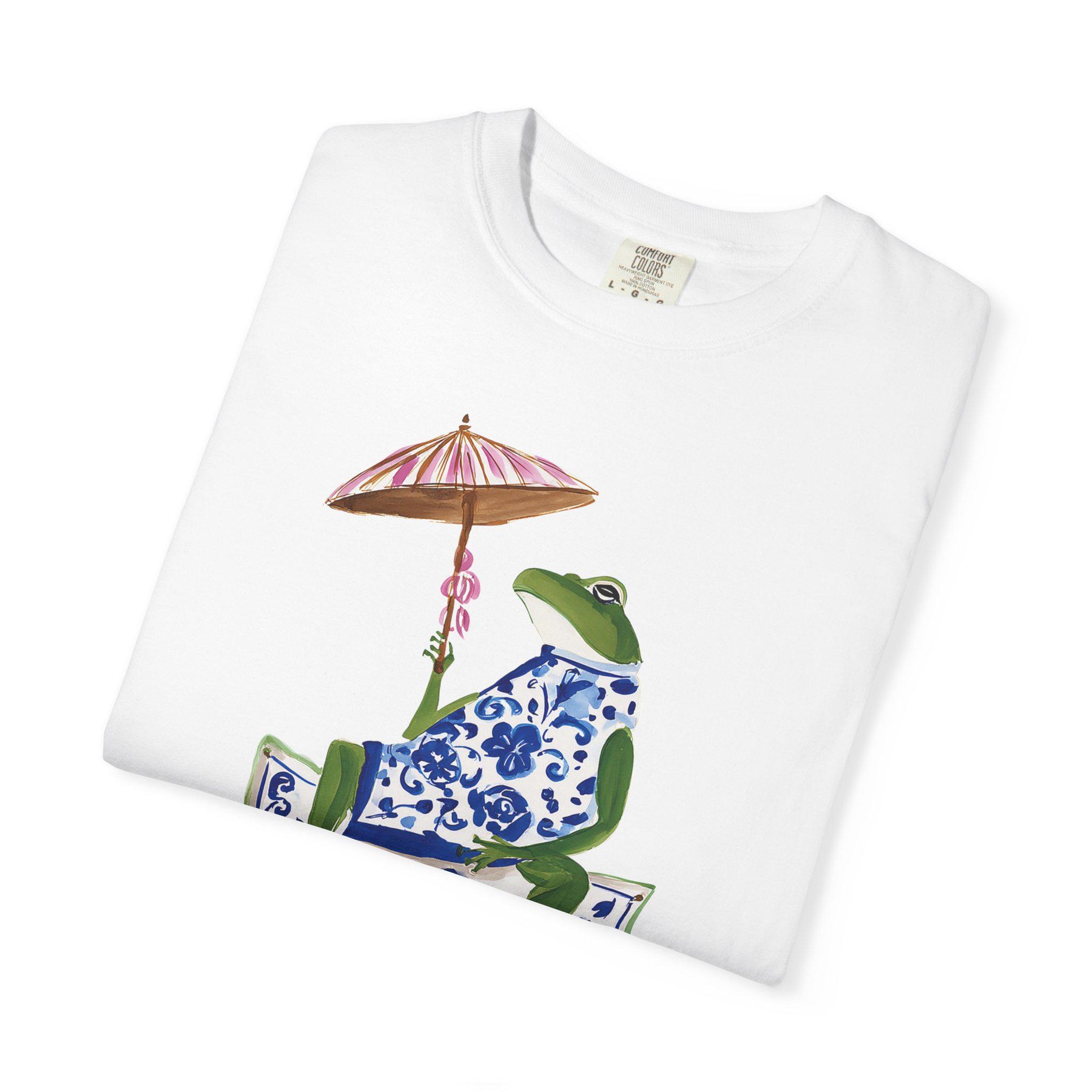 Mahjong Chinoiserie Frog "Frogjong" Comfort Colors™ T-Shirt, view 3