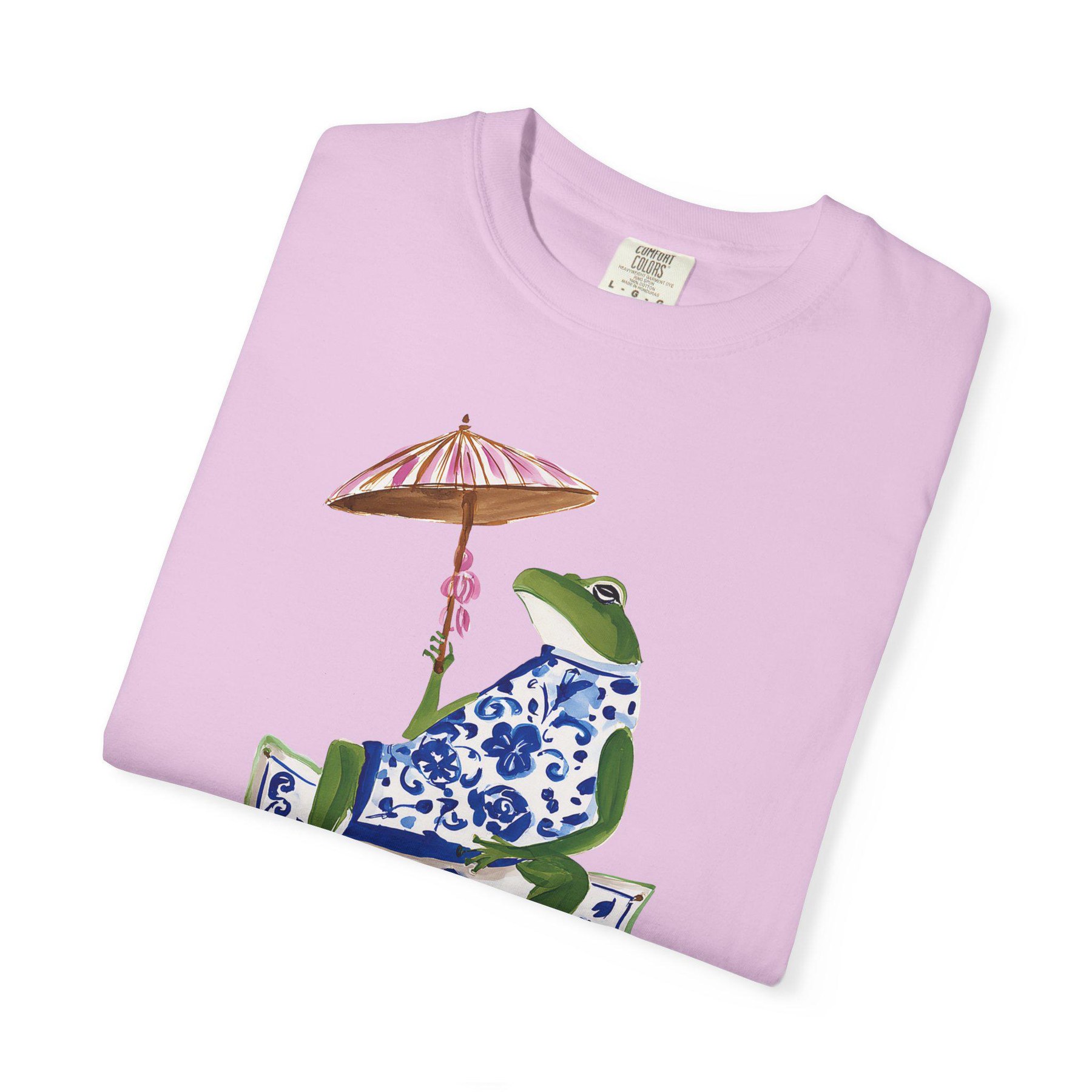 Mahjong Chinoiserie Frog "Frogjong" Comfort Colors™ T-Shirt, view 8