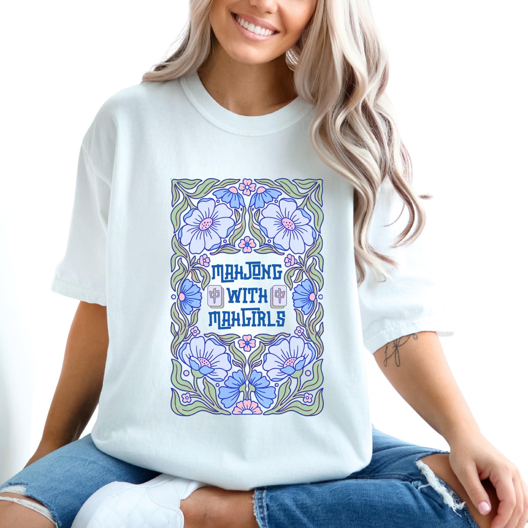 Mahjong "Mahjong with Mahgirls" Comfort Colors™ T-Shirt