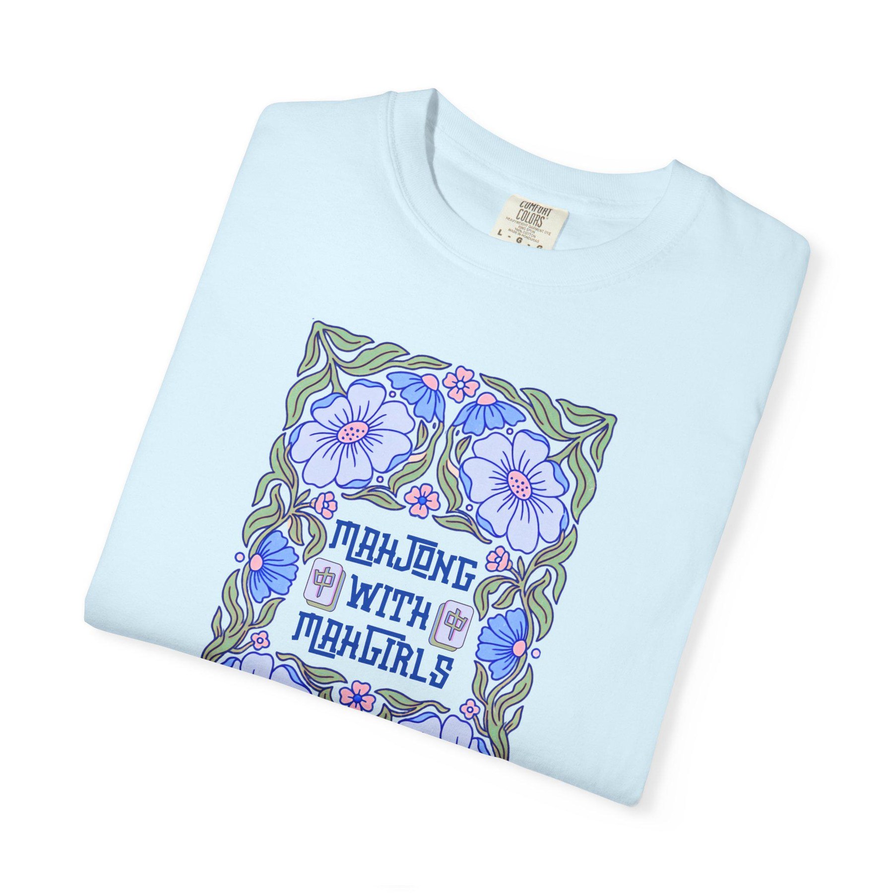 Mahjong "Mahjong with Mahgirls" Comfort Colorsโข T-Shirt, view 6
