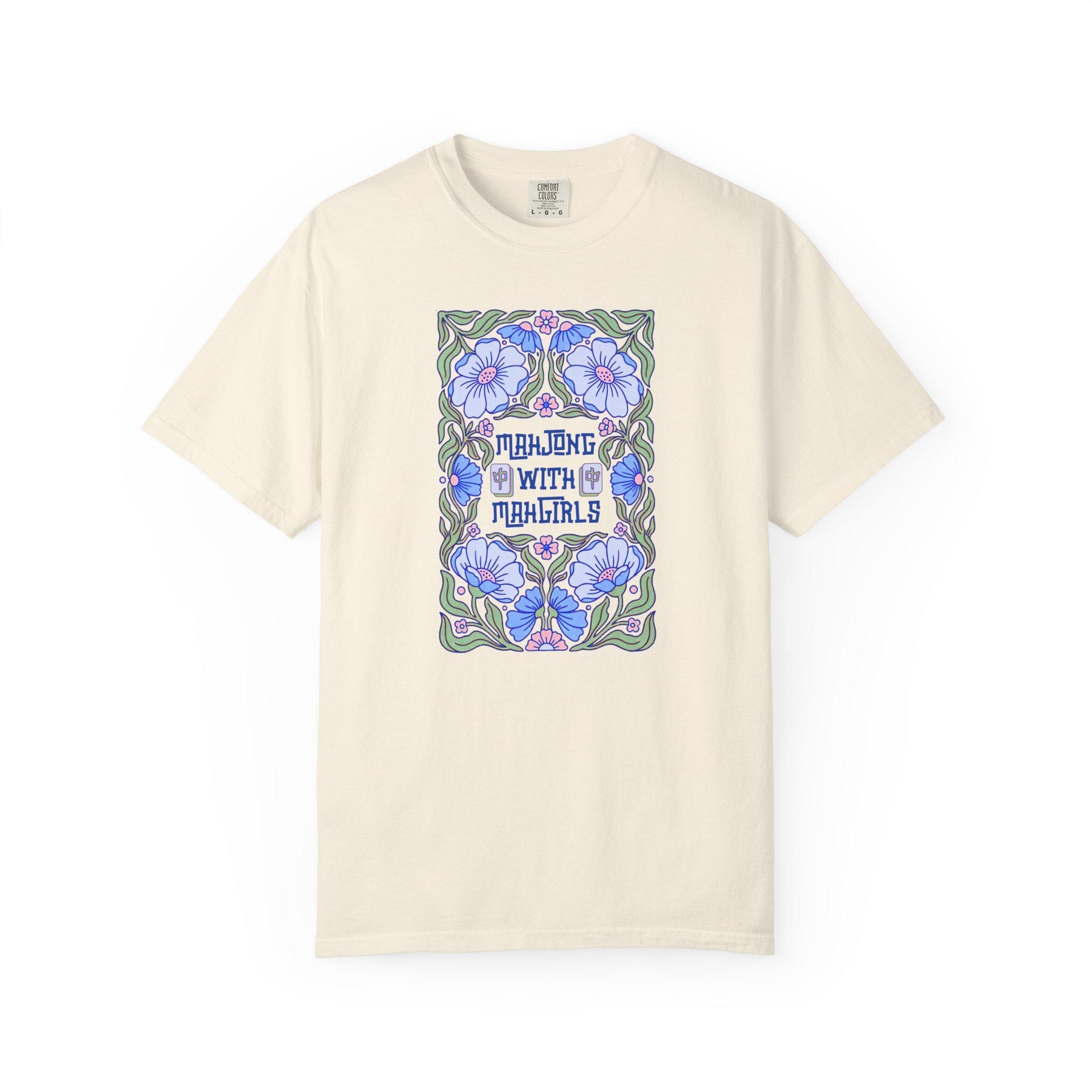 Mahjong "Mahjong with Mahgirls" Comfort Colorsโข T-Shirt, view 7