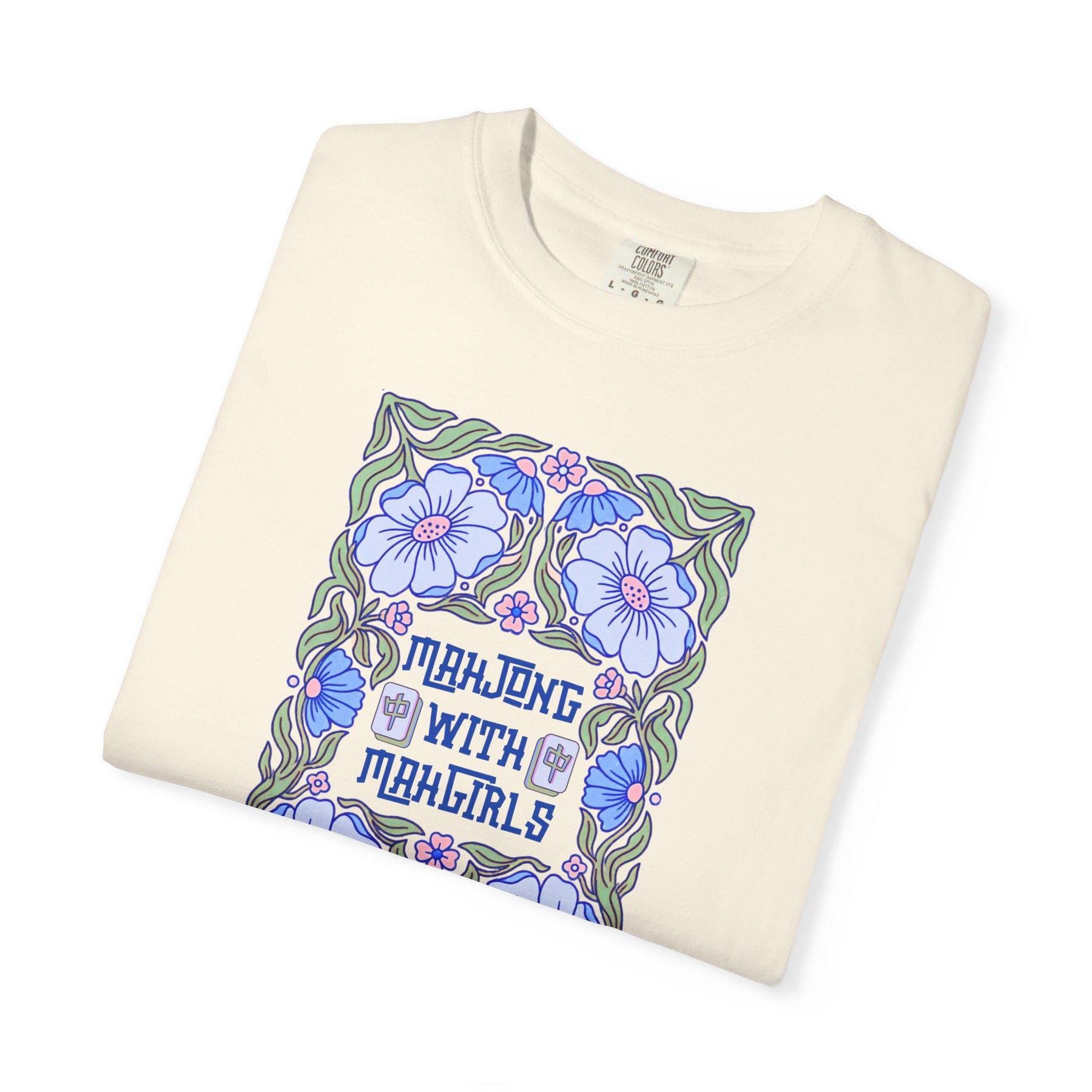 Mahjong "Mahjong with Mahgirls" Comfort Colorsโข T-Shirt, view 8