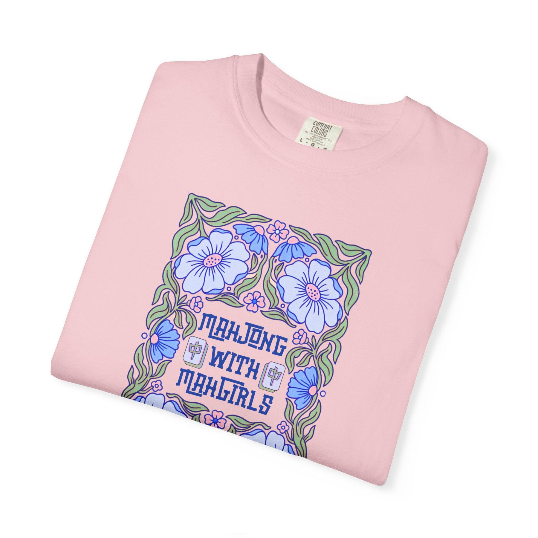 Mahjong "Mahjong with Mahgirls" Comfort Colorsโข T-Shirt, view 10