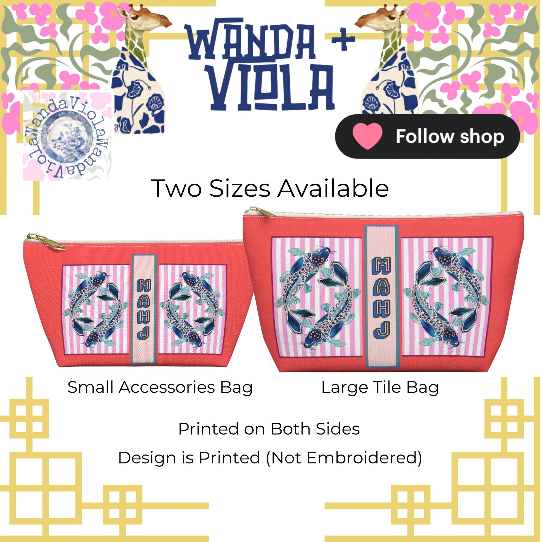 Mahjong Koi Fish Tile Bag, view 8
