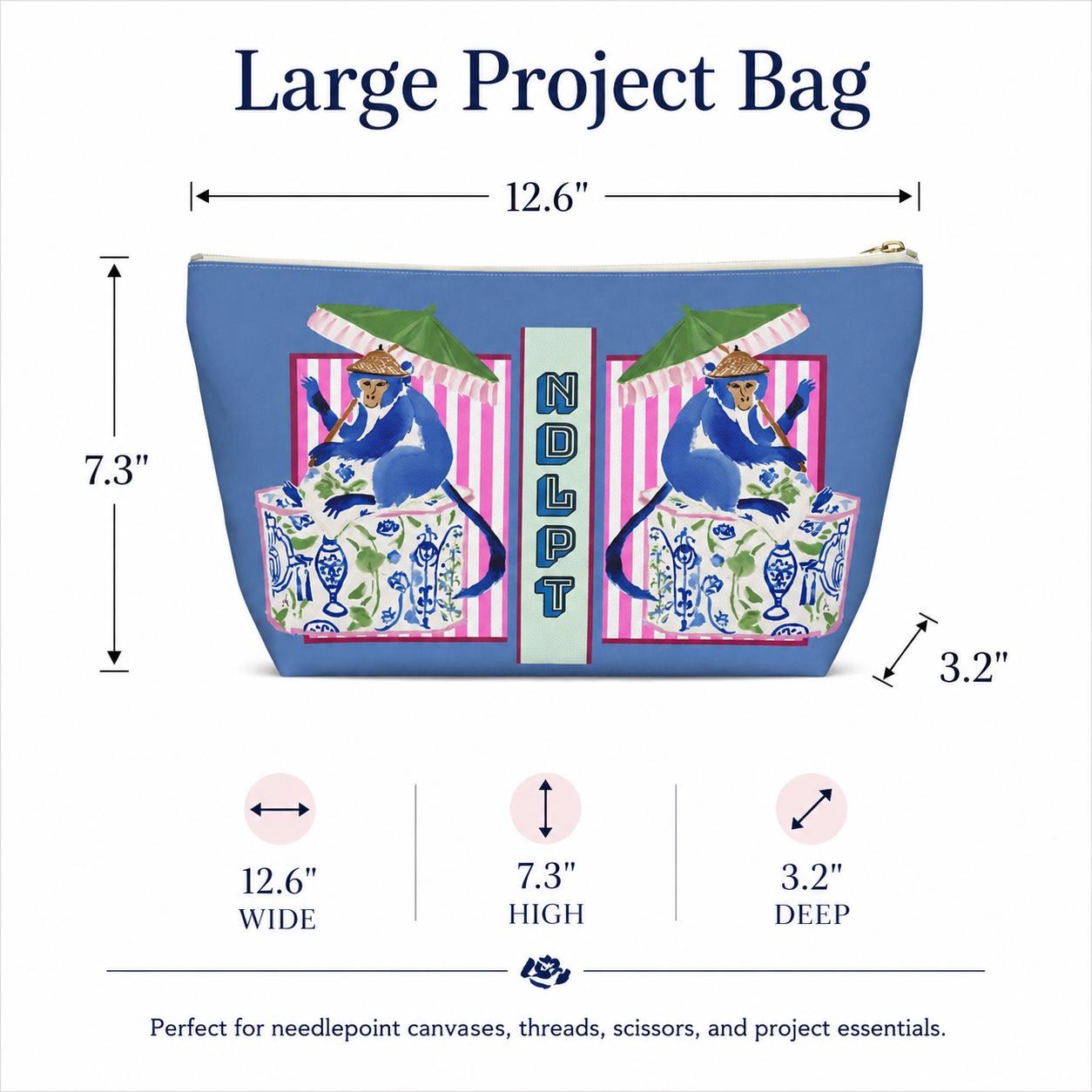 Needlepoint Project Bag NDLPT, view 8