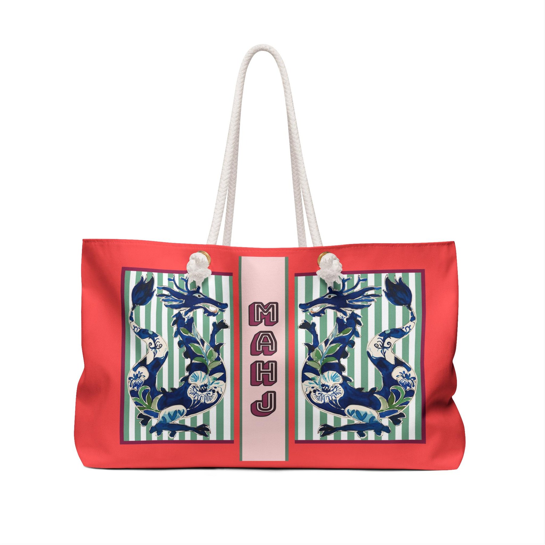 Mahjong Dragon Tote Bag, view 2