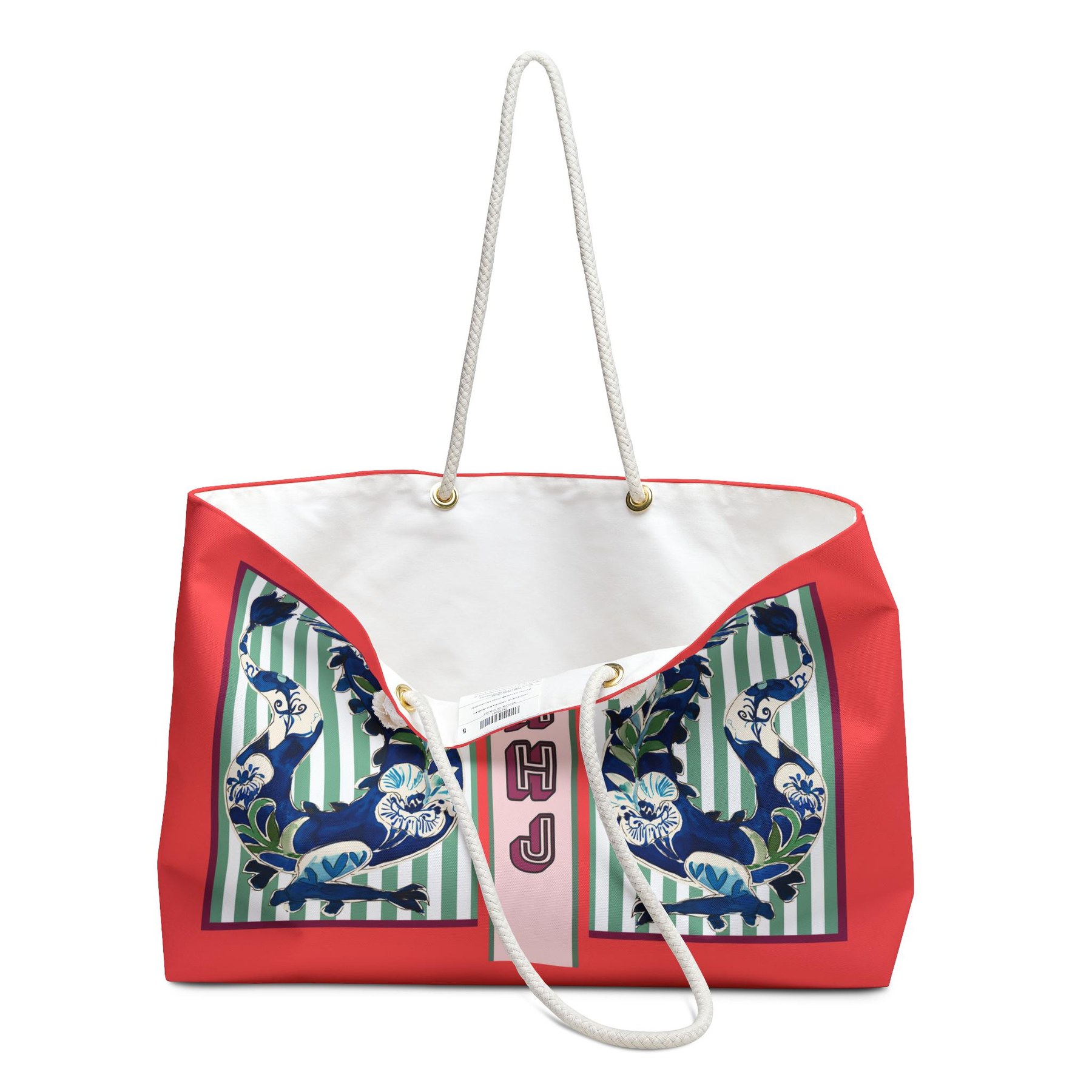 Mahjong Dragon Tote Bag, view 4