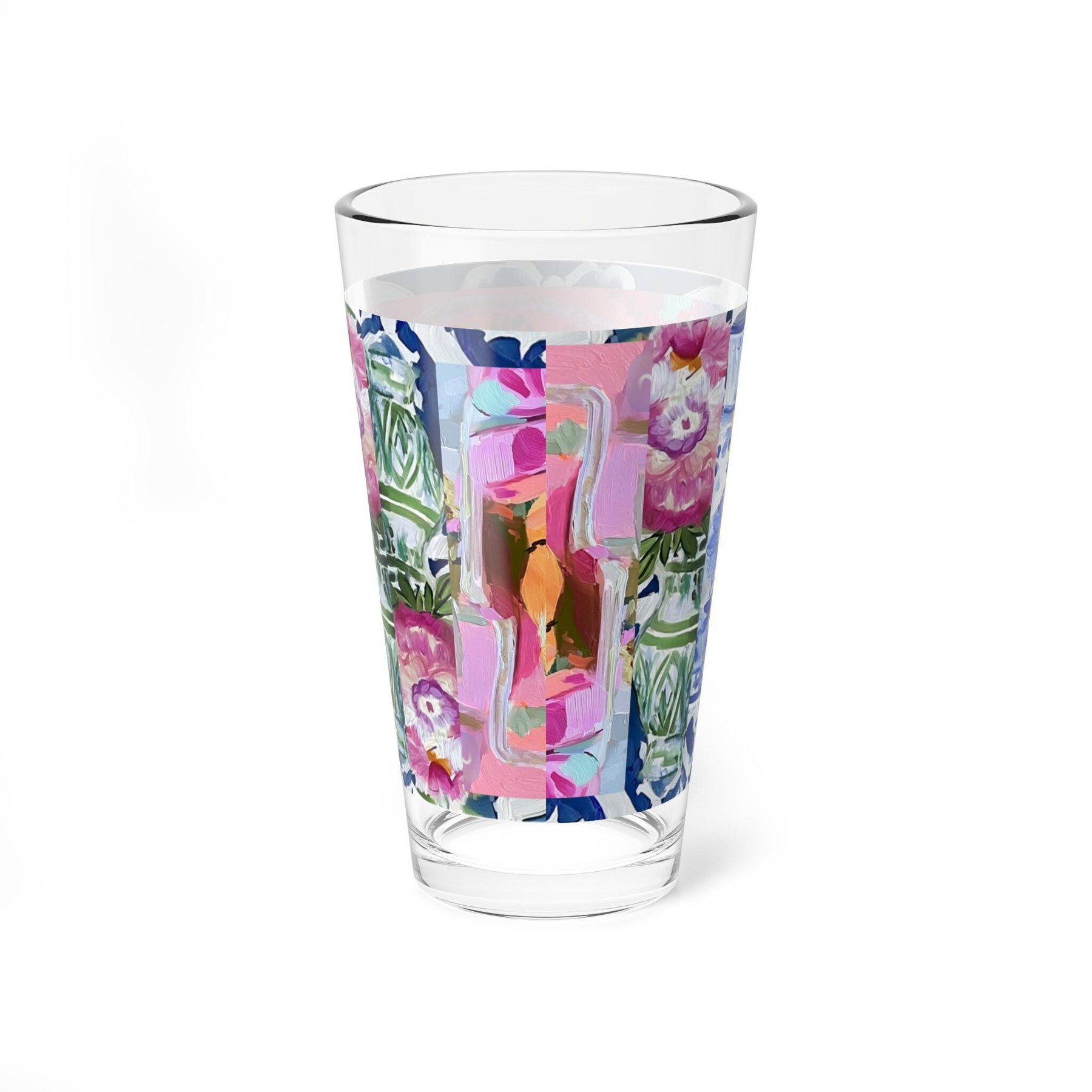 Mahjong Tiger Pint Glass Set of Four, view 3