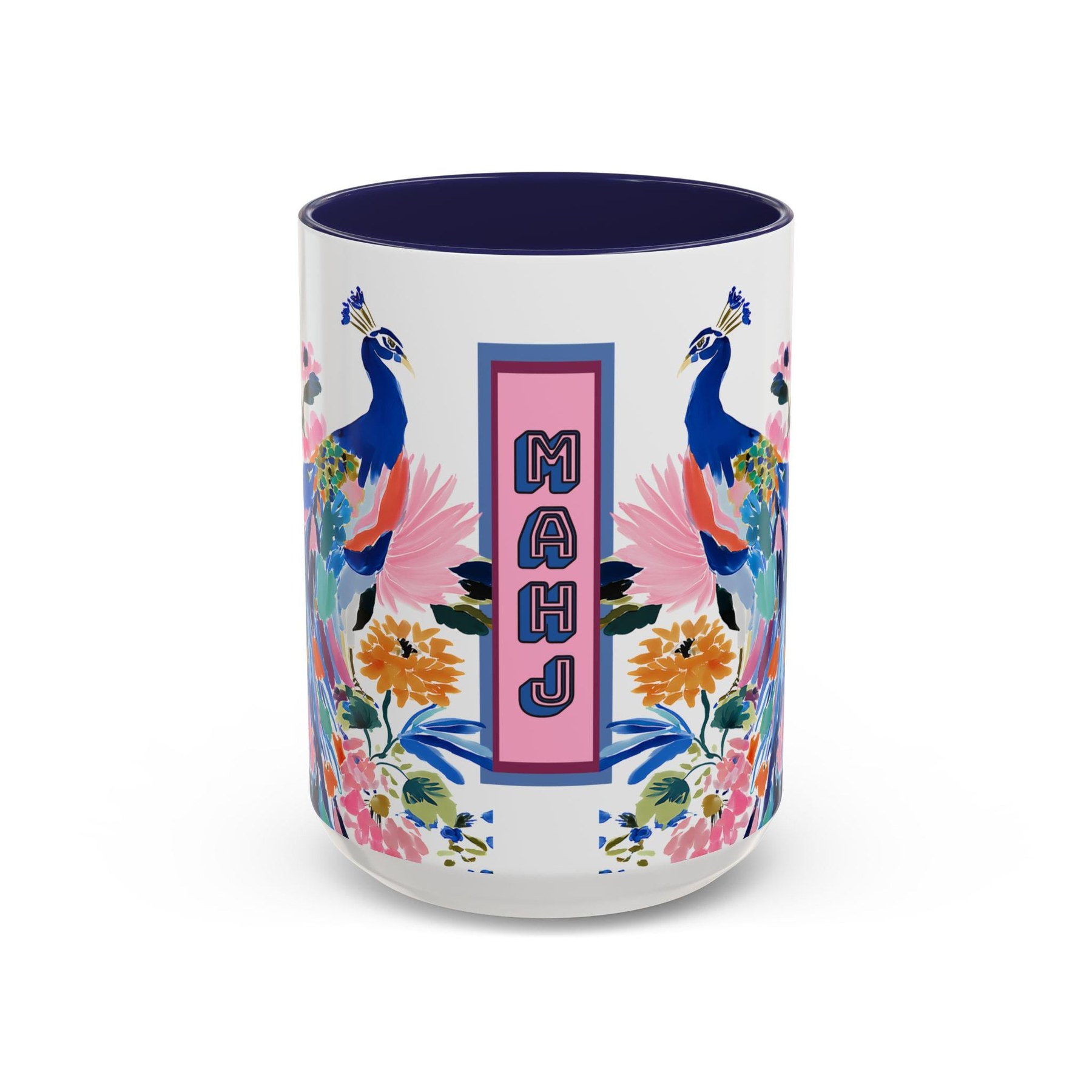Mahjong Peacock Mug