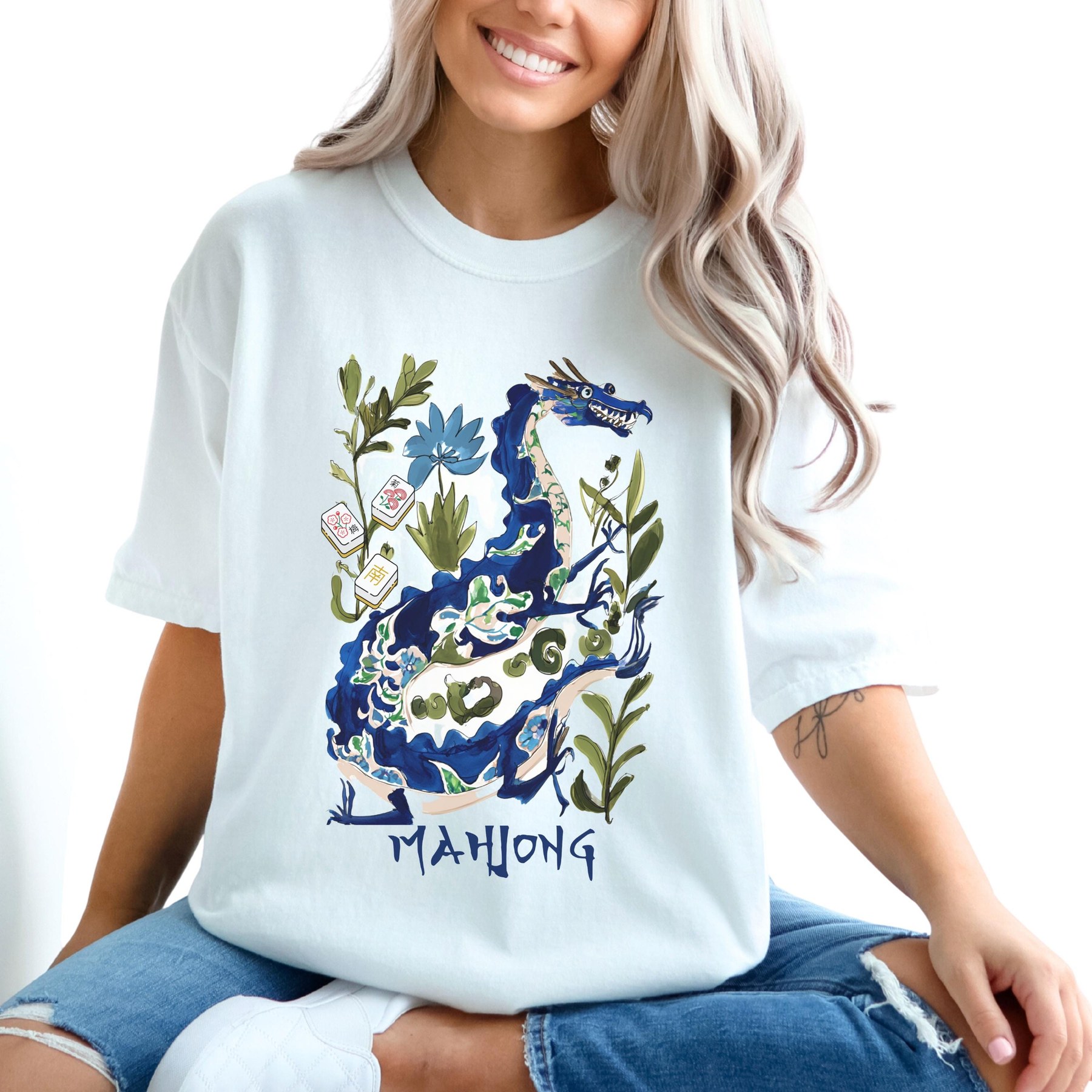 Mahjong Dragon Comfort Colors™ T-Shirt