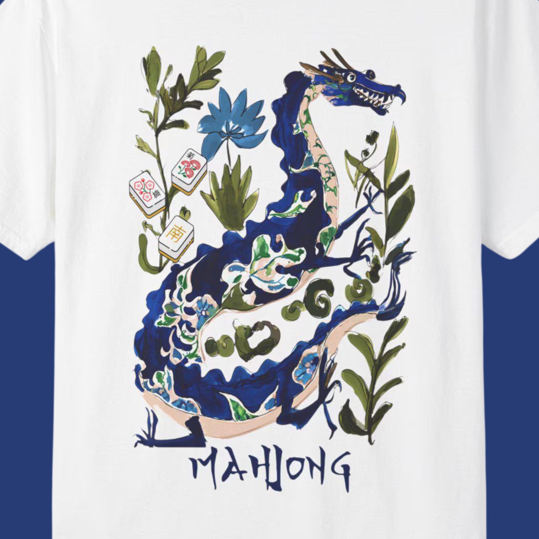 Mahjong Dragon Comfort Colorsโข T-Shirt, view 2