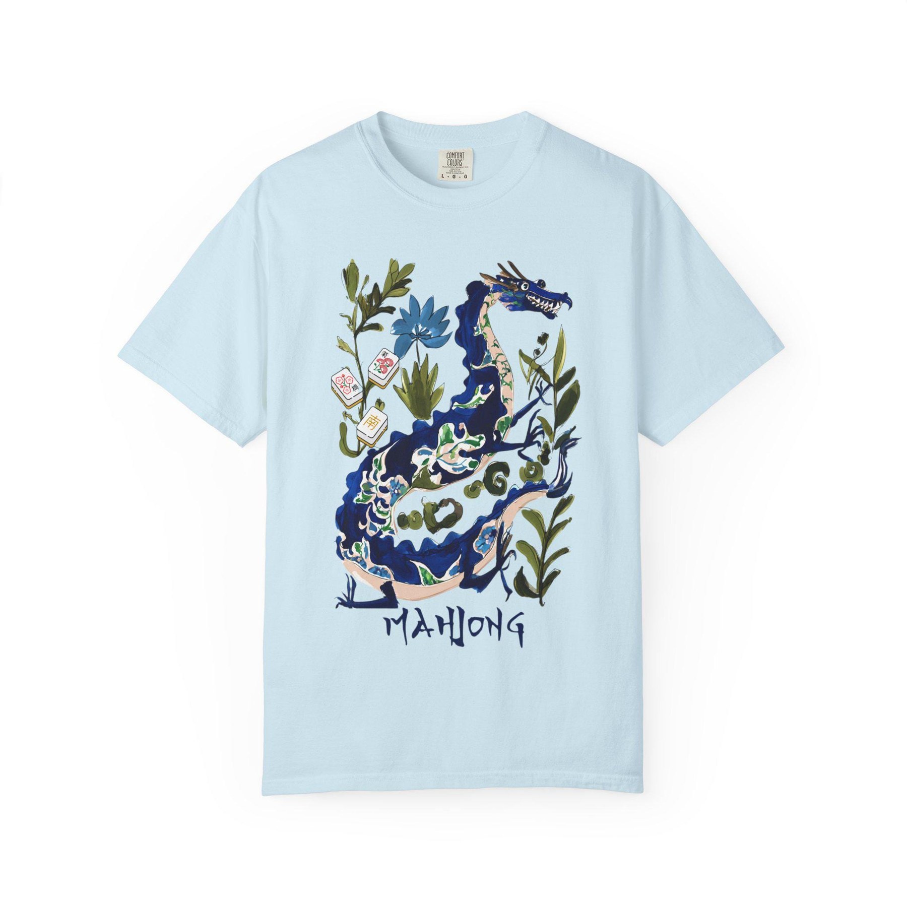 Mahjong Dragon Comfort Colorsโข T-Shirt, view 4