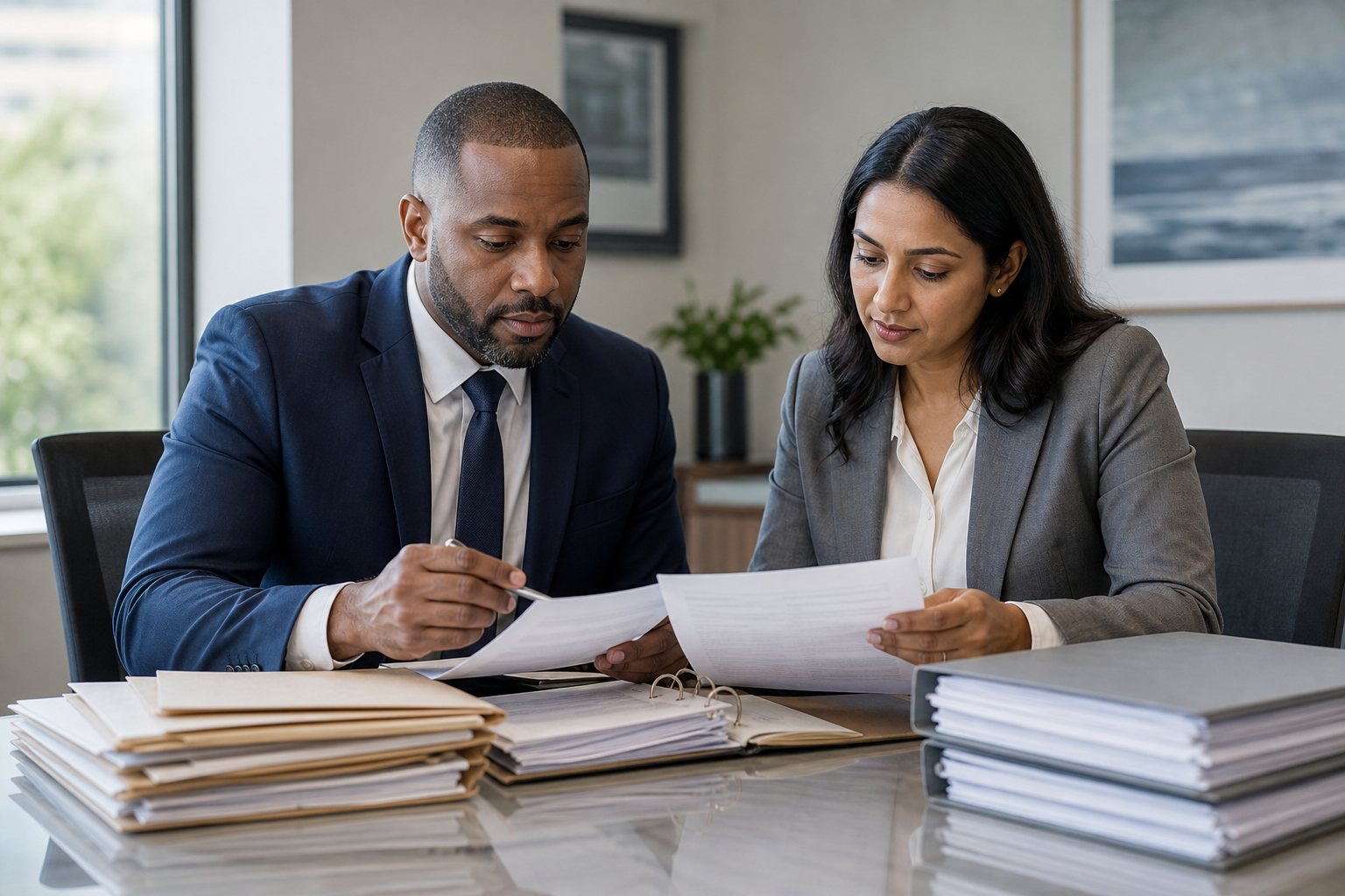 Careful review of organized financial records