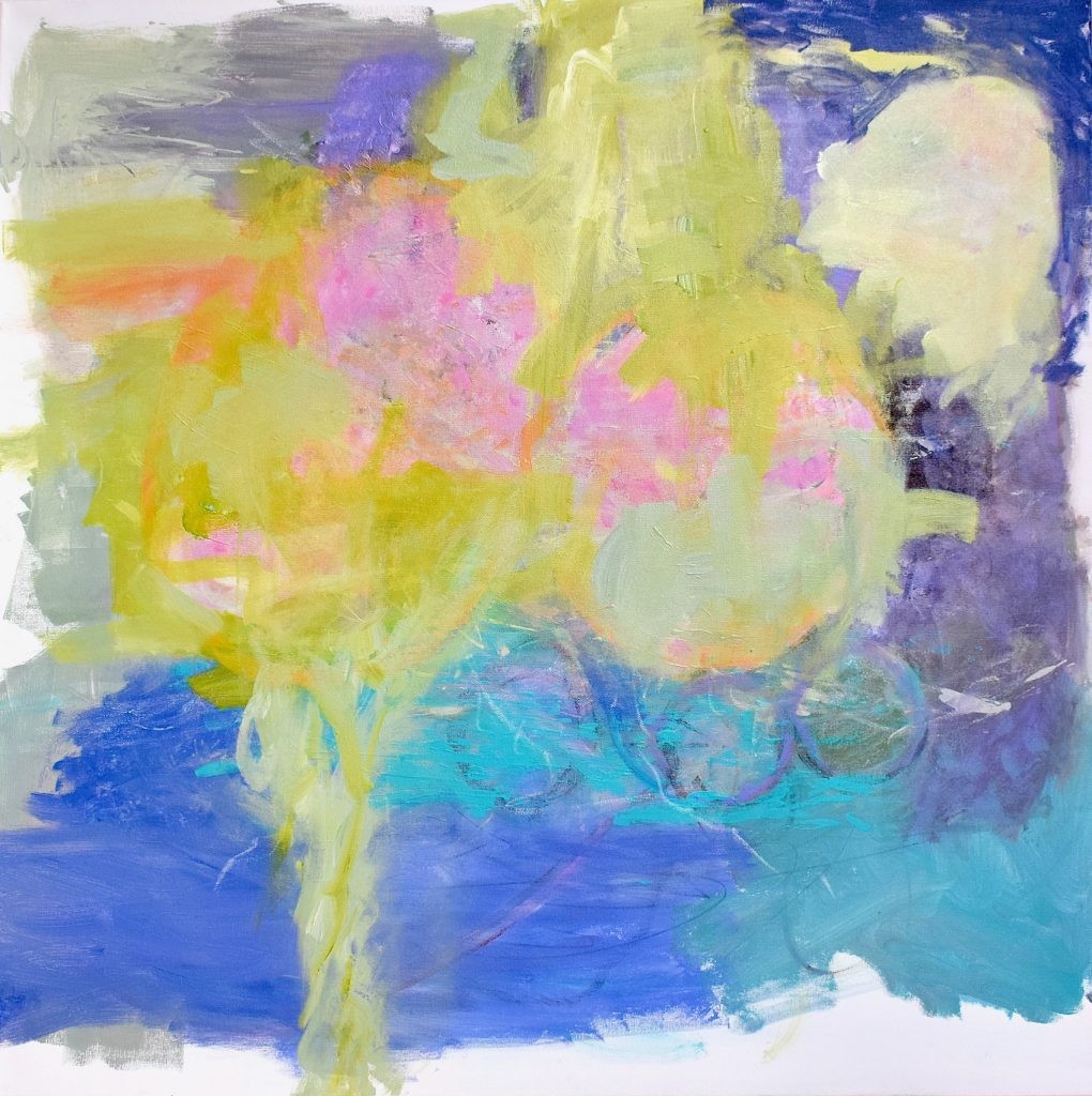 Transforming, Acrylics on canvas, 36″ × 36″ × 2″
