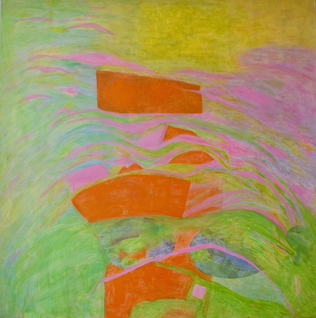 Change, Acrylics on canvas, 36″ × 36″ × 2″